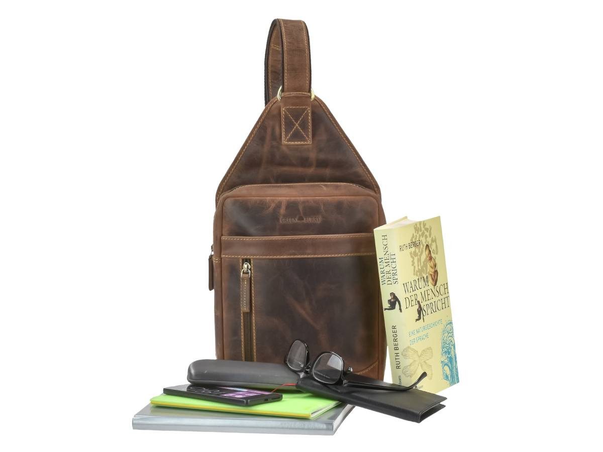 Greenburry Umhängetasche "Vintage" Leder Crossover Crossbody günstig online kaufen