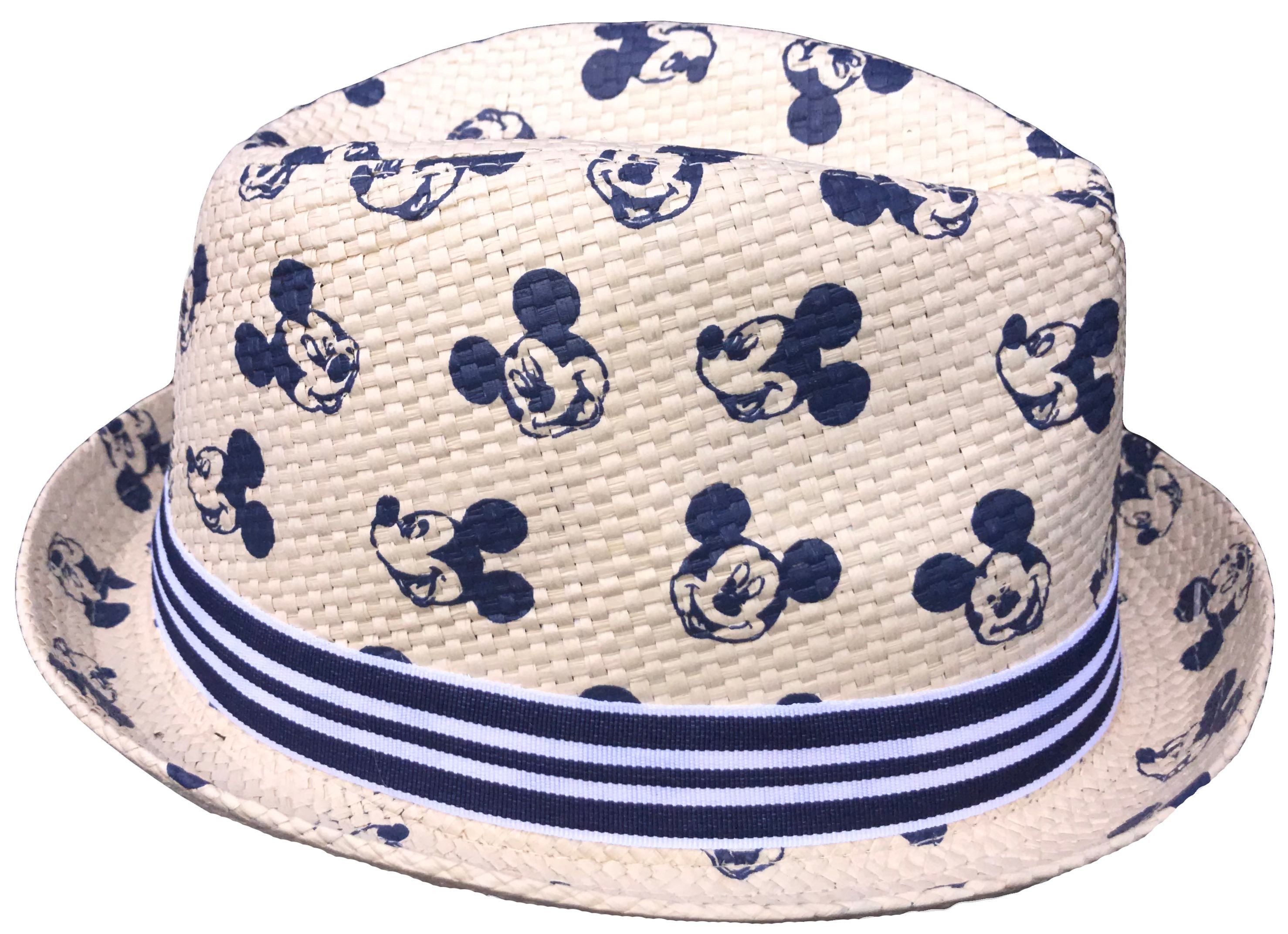 Disney Mickey Mouse Strohhut Mickey Mouse Kinder Hut Sonnenschutz Jungen + Mädchen