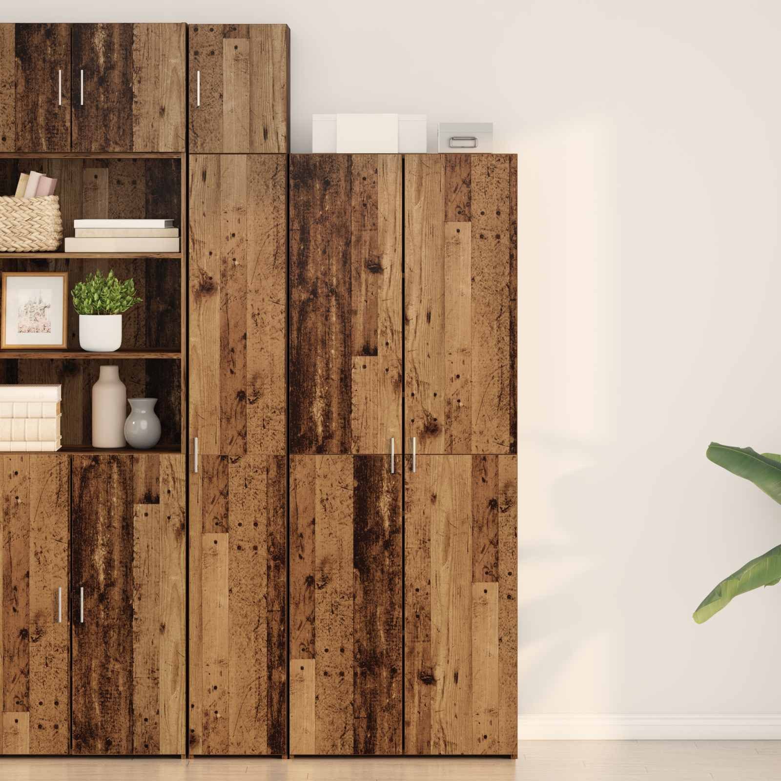 vidaXL Highboard Highboard Altholz 70 x 42,5 x 185 cm (1 St)