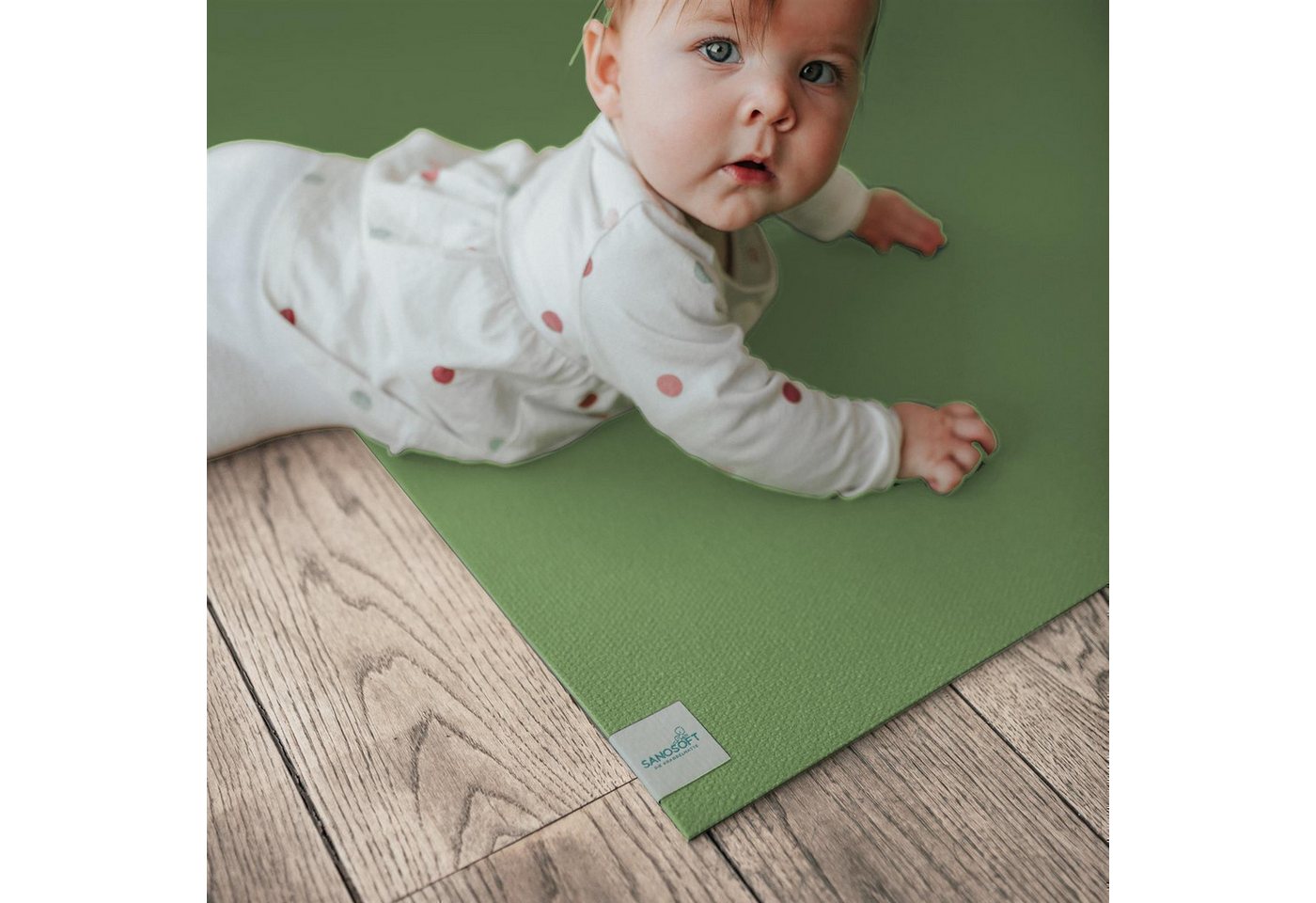 Sanosoft Spielmatte Krabbelmatte rutschfest Sanosoft®, Oeko-Tex 100 - Made in Germany