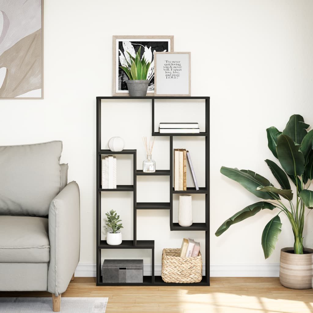 vidaXL Bücherregal Bücherregal Schwarz 72x20x120 cm günstig online kaufen
