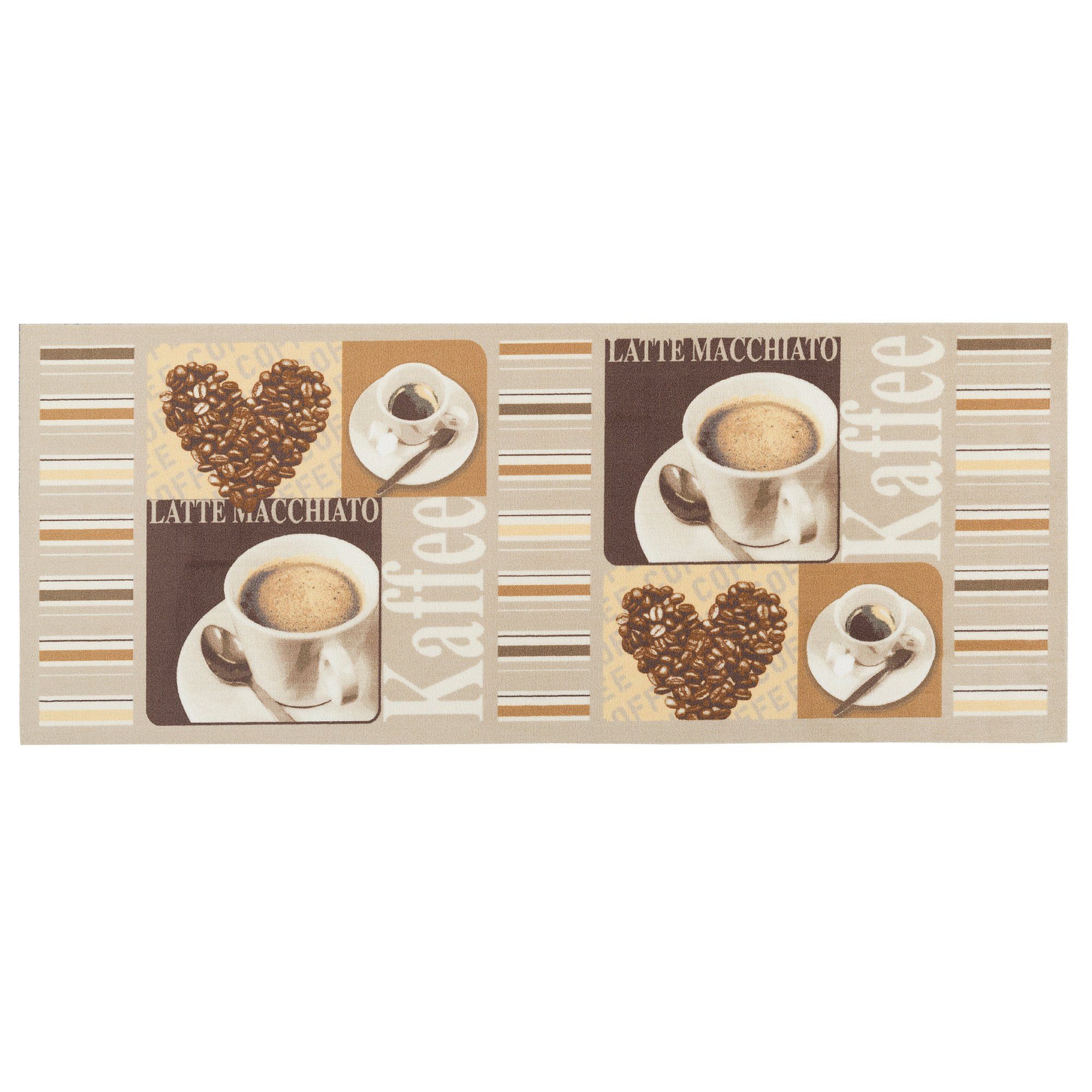 Pergamon Küchenläufer Küchenläufer Teppich Trendy Kaffee günstig online kaufen
