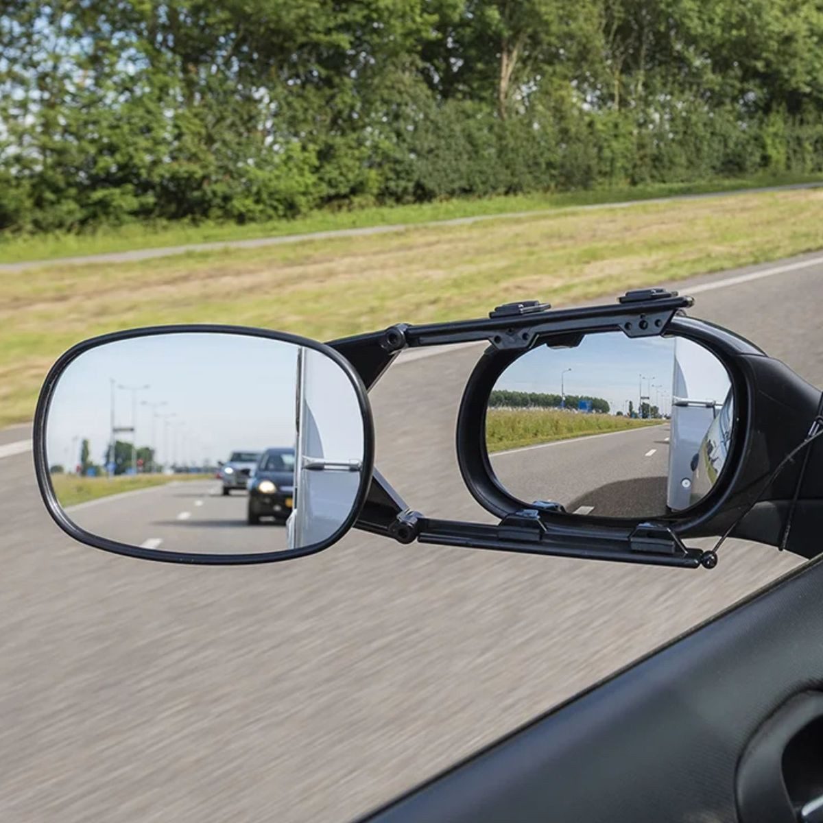 ProPlus Spiegel Aufsteckspiegel für Autos verlängerter Zusatzspiegel fürs KFZ (1-St), universell nutzbar