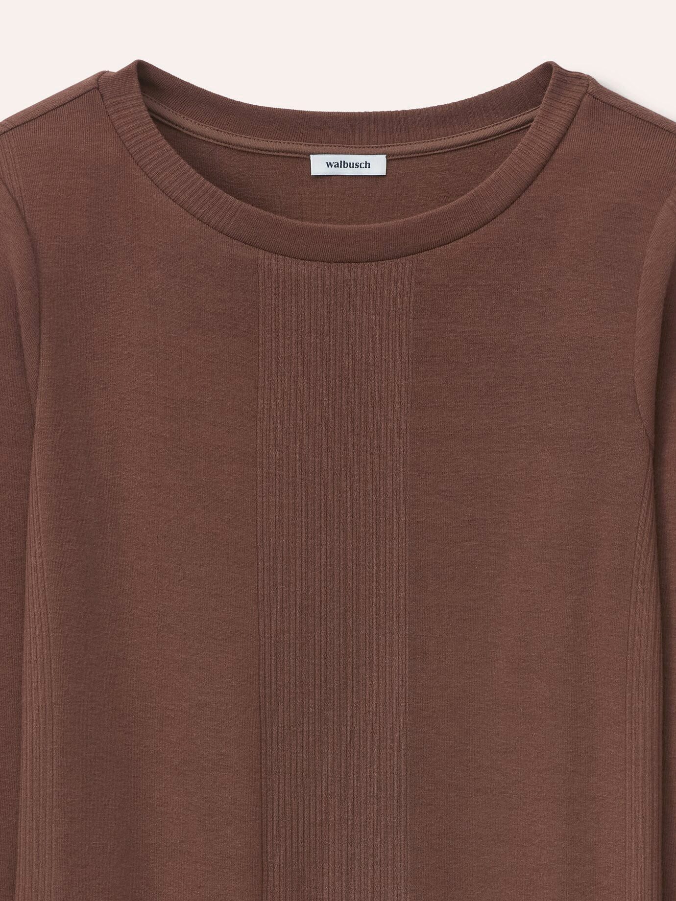 Walbusch Langarmshirt Damen Shirt in Feinstrickoptik Rundhals Langarm, pflegeleicht, atmungsaktiv – Bild 4 von 4