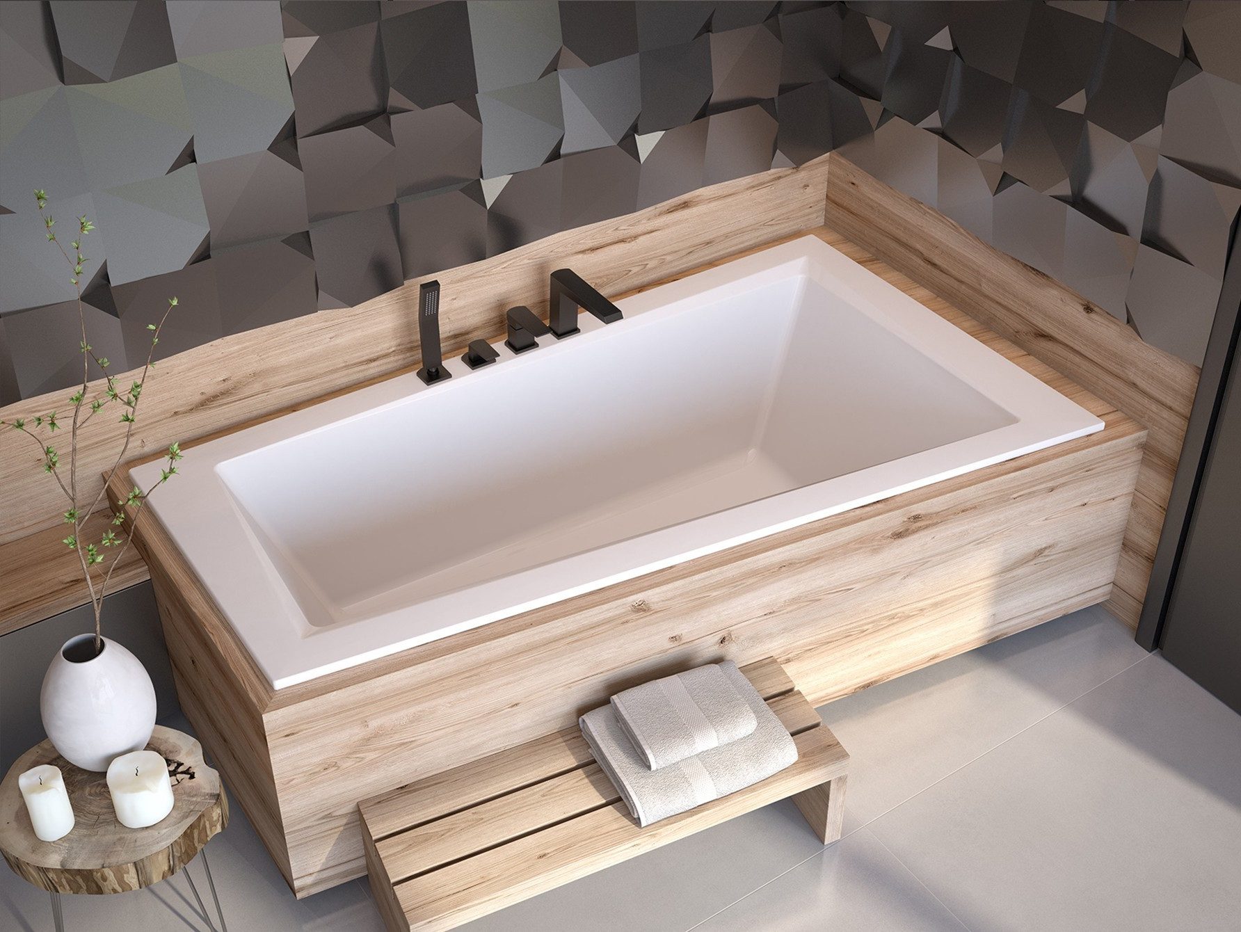 Thumbnail - KOLMAN Badewanne Eckbadewanne Intima Slim 150x85, (Links/Rechts), Ablaufgarnitur & Füße GRATIS