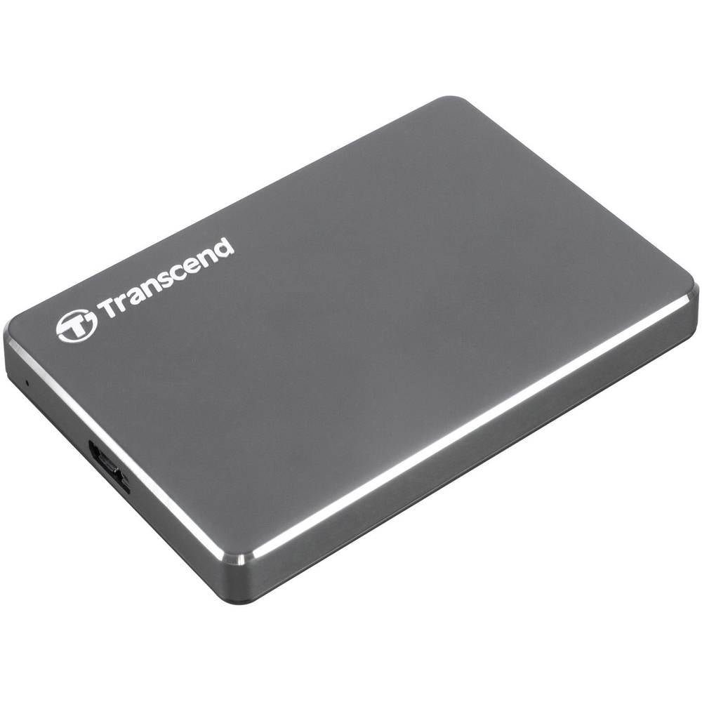 Transcend HDD 2TB -Metallic USB 3.0 TS2TSJ25C3N HDD-Festplatte, stoßsicher