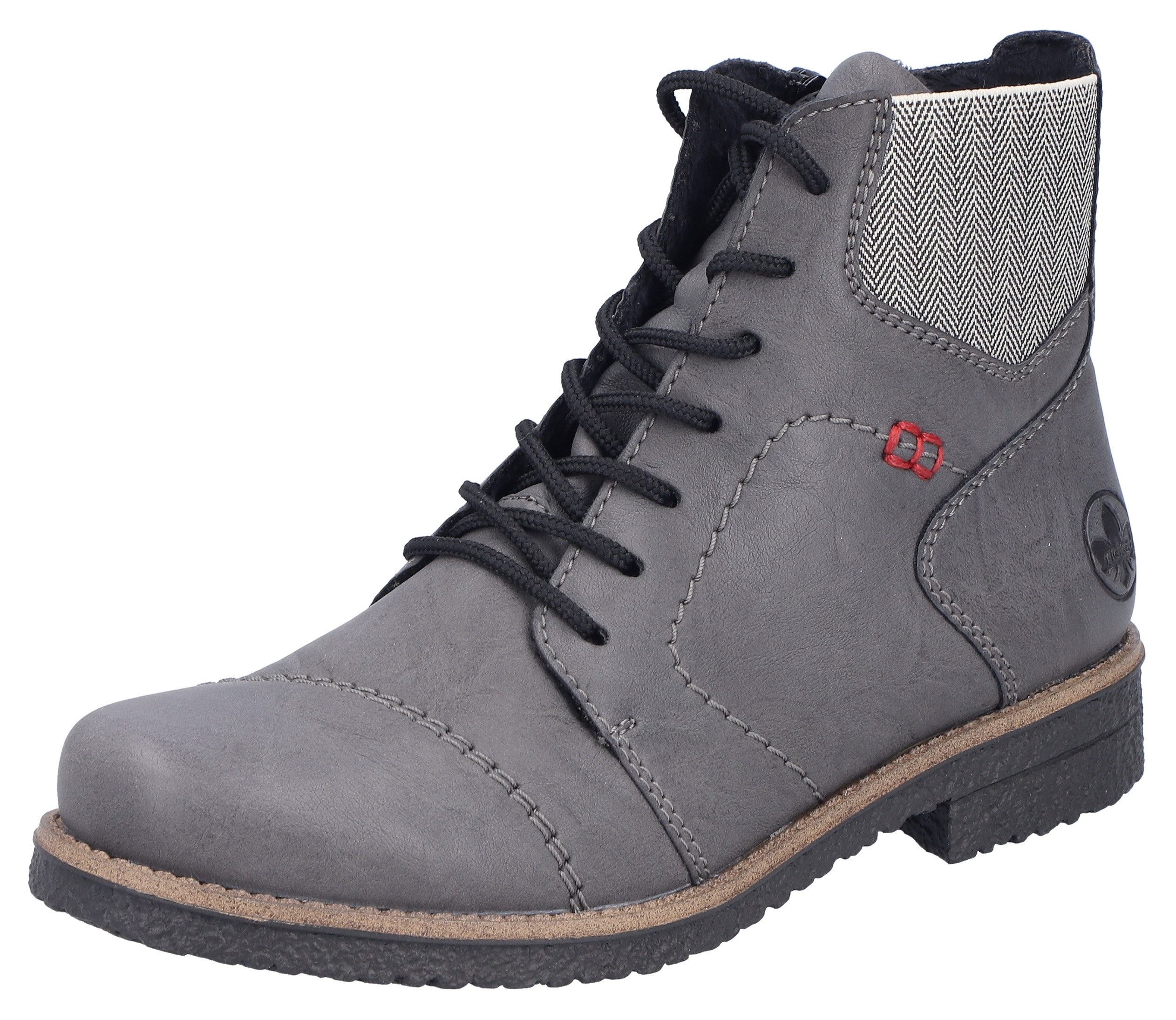 Rieker Schnürstiefelette Schnürboots, Herbststiefelette, Blockabsatz, mit günstig online kaufen