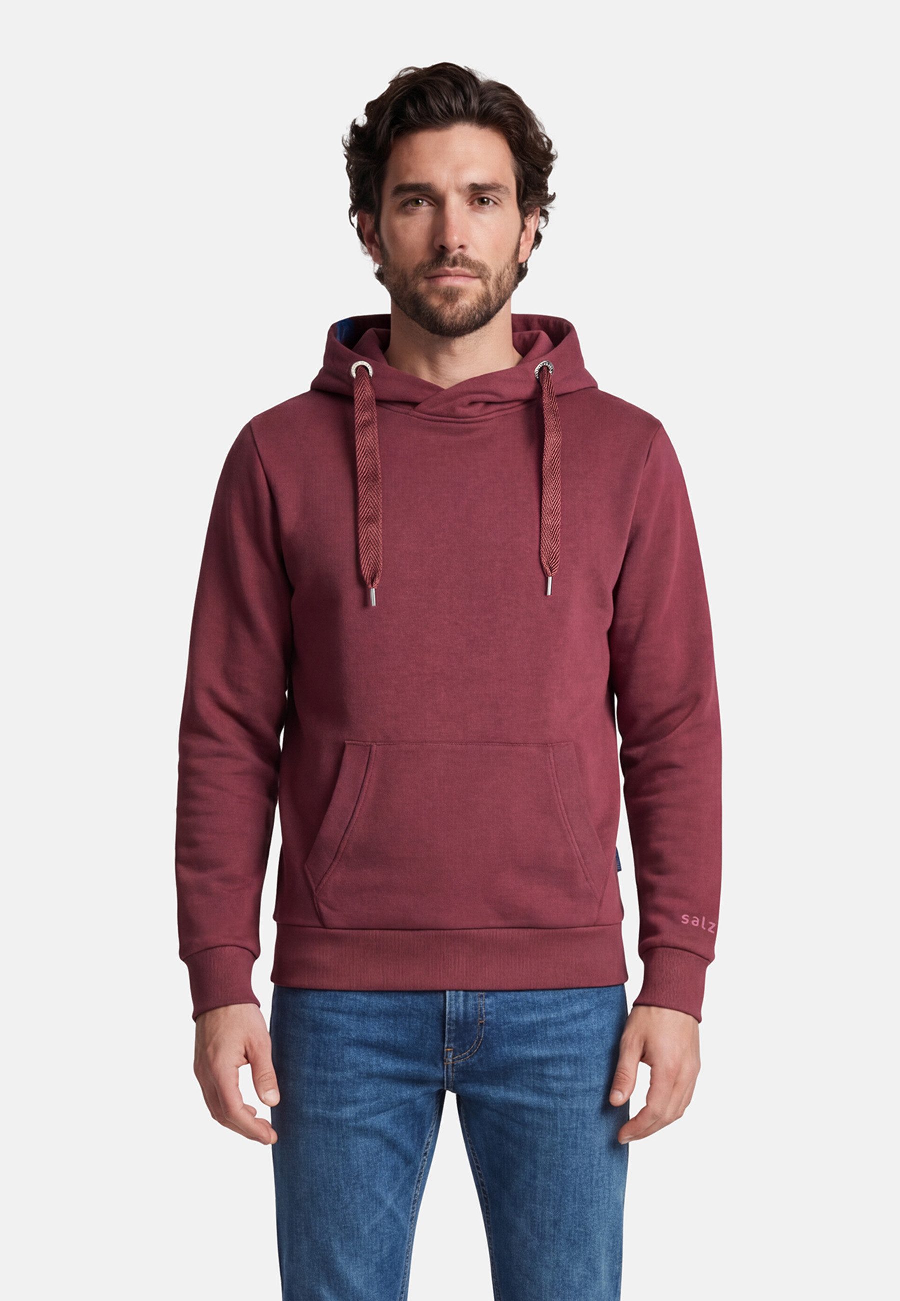 salzhaut Hoodie HEFF Herren Regular Fit salzhaut Kapuzenpullover – bequemer Fit und nordisch klares Design – Bild 3 von 5