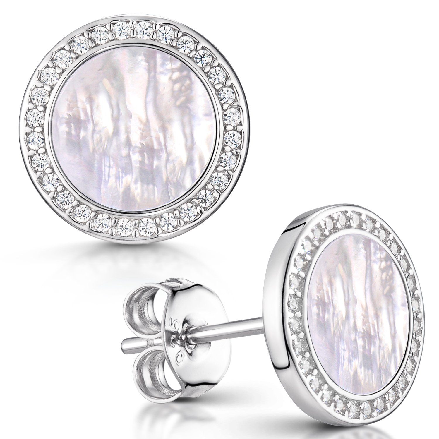 Materia Paar Ohrstecker Damen Ohrringe Perlmutt günstig online kaufen