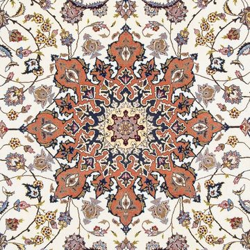 Orientteppich Perser - Täbriz - Royal - 298 x 200 cm - beige, morgenland, rechteckig, Höhe: 7 mm, Wohnzimmer, Handgeknüpft, Einzelstück mit Zertifikat