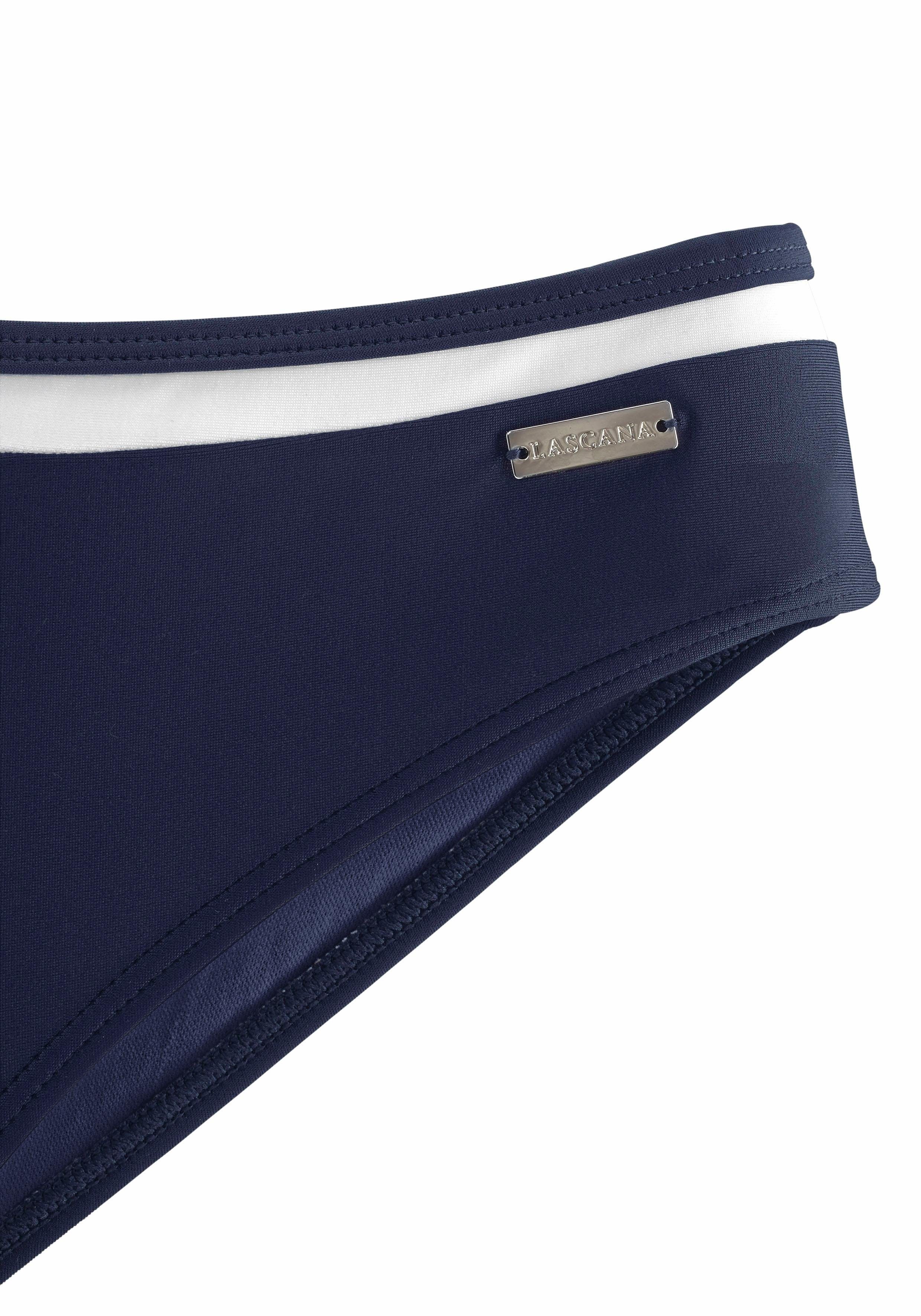 LASCANA Bügel-Bandeau-Bikini mit Kontrastdetails – Bild 4 von 5