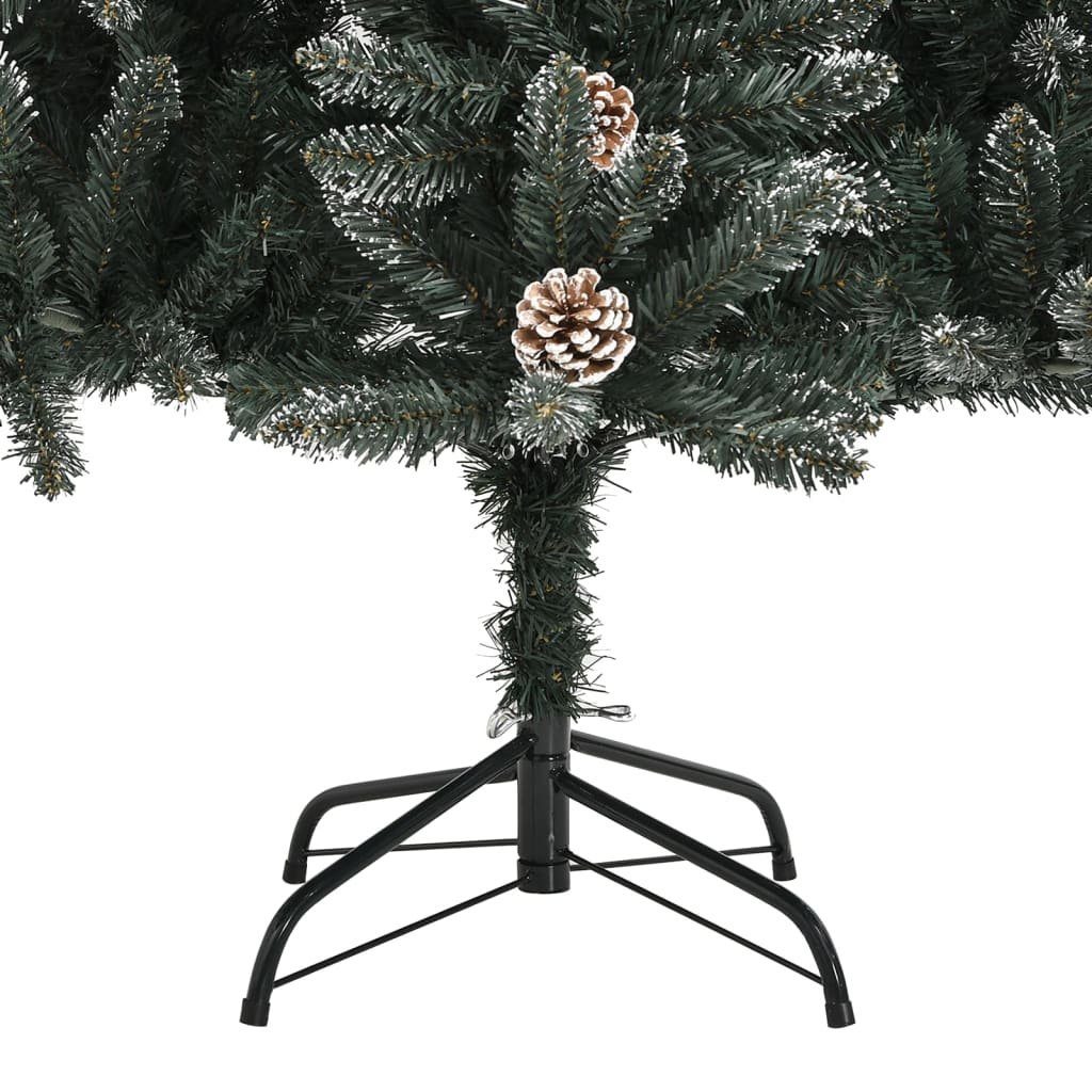 furnicato Künstlicher Weihnachtsbaum 120 cm mit Grün PVC Ständer