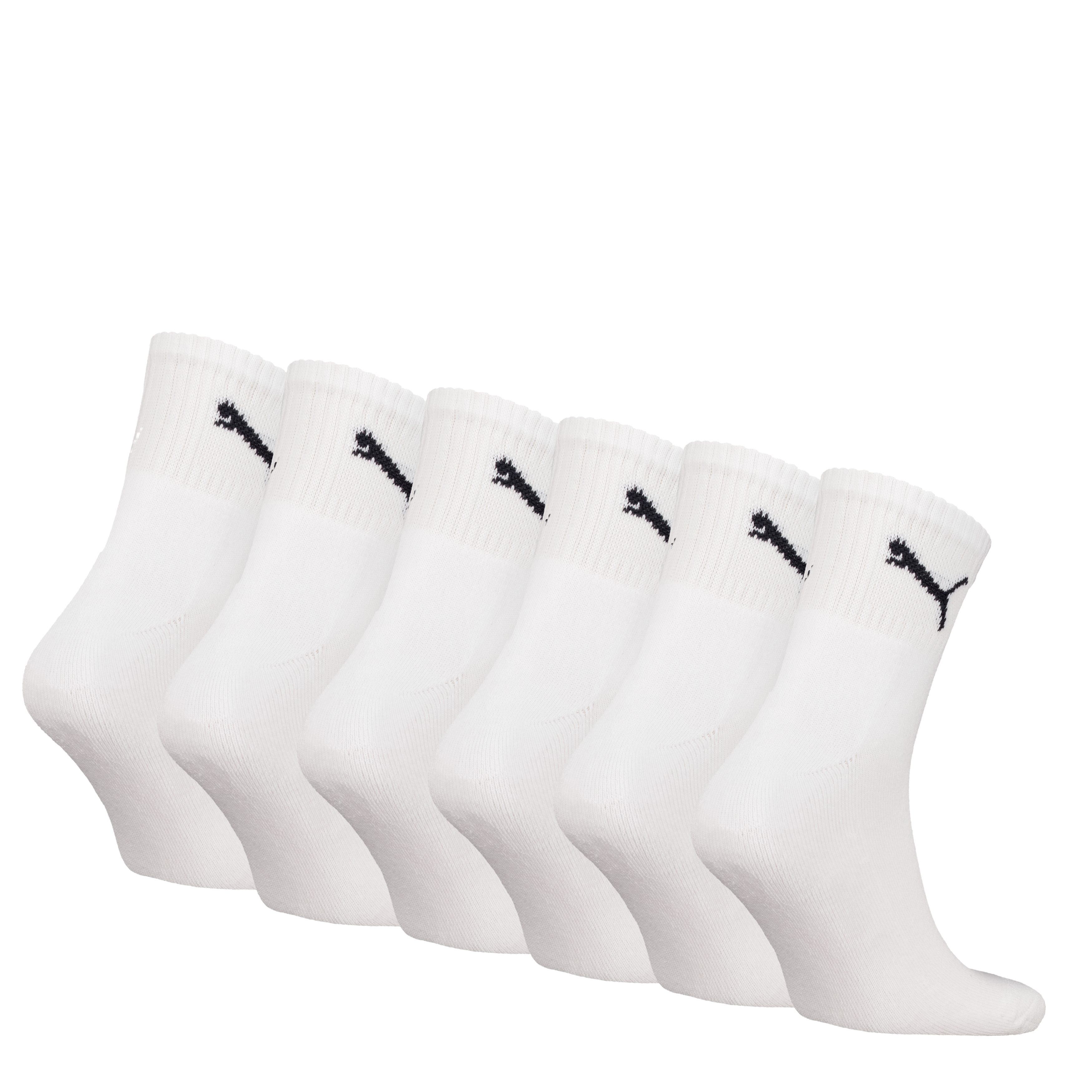 PUMA Socken PUMA SHORT CREW 6P UNISEX ECOM (6 Paar) Gepolsterte Sohle für Stoßdämpfung und zusätzlichen Komfort – Bild 2 von 2