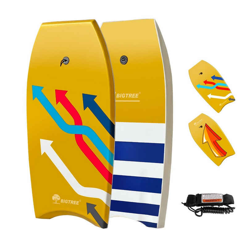 BIGTREE Schwimmbrett »Sicheres Bodyboard Surfboad für Kinder und Erwachsene«, Wellenreiten im Wasser Swimmingpool Meer