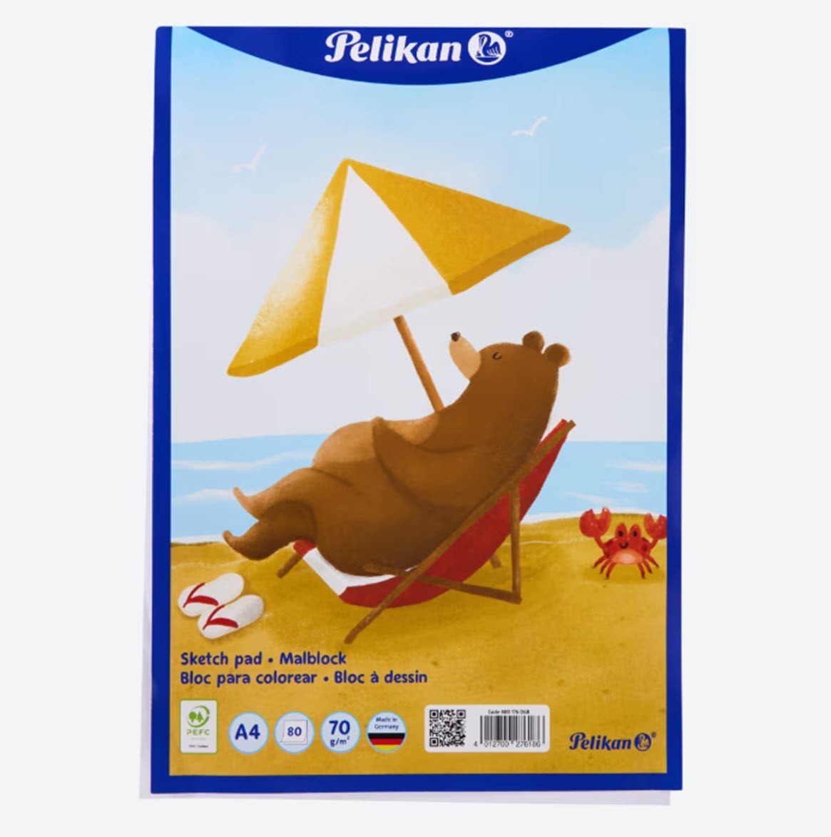 Pelikan Malblock Pelikan Zeichenblock A4 80 Blatt