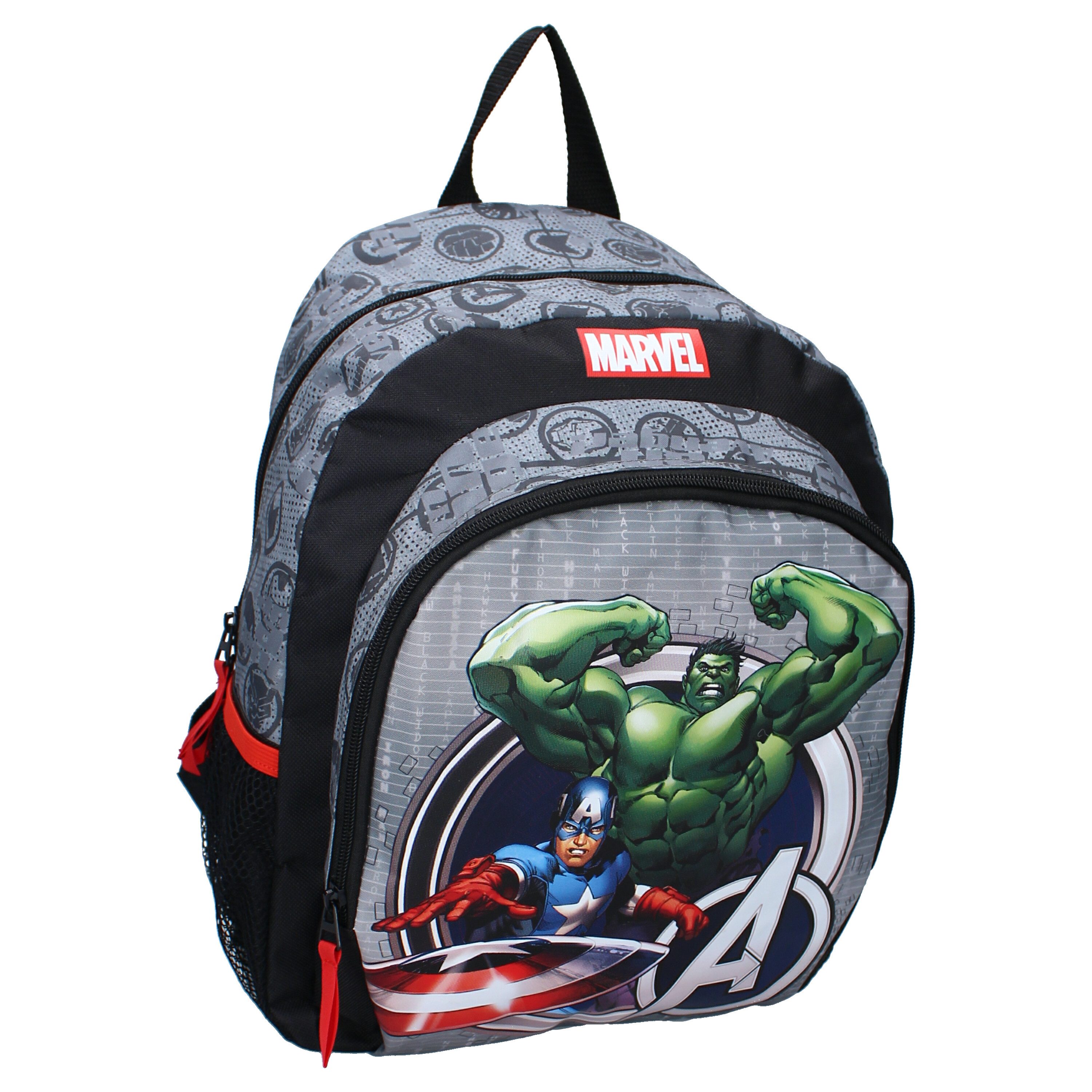 MARVEL Kinderrucksack Marvel Avengers Kinder Rucksack Sporttasche Backpack Gr. 35 x 27x18 cm