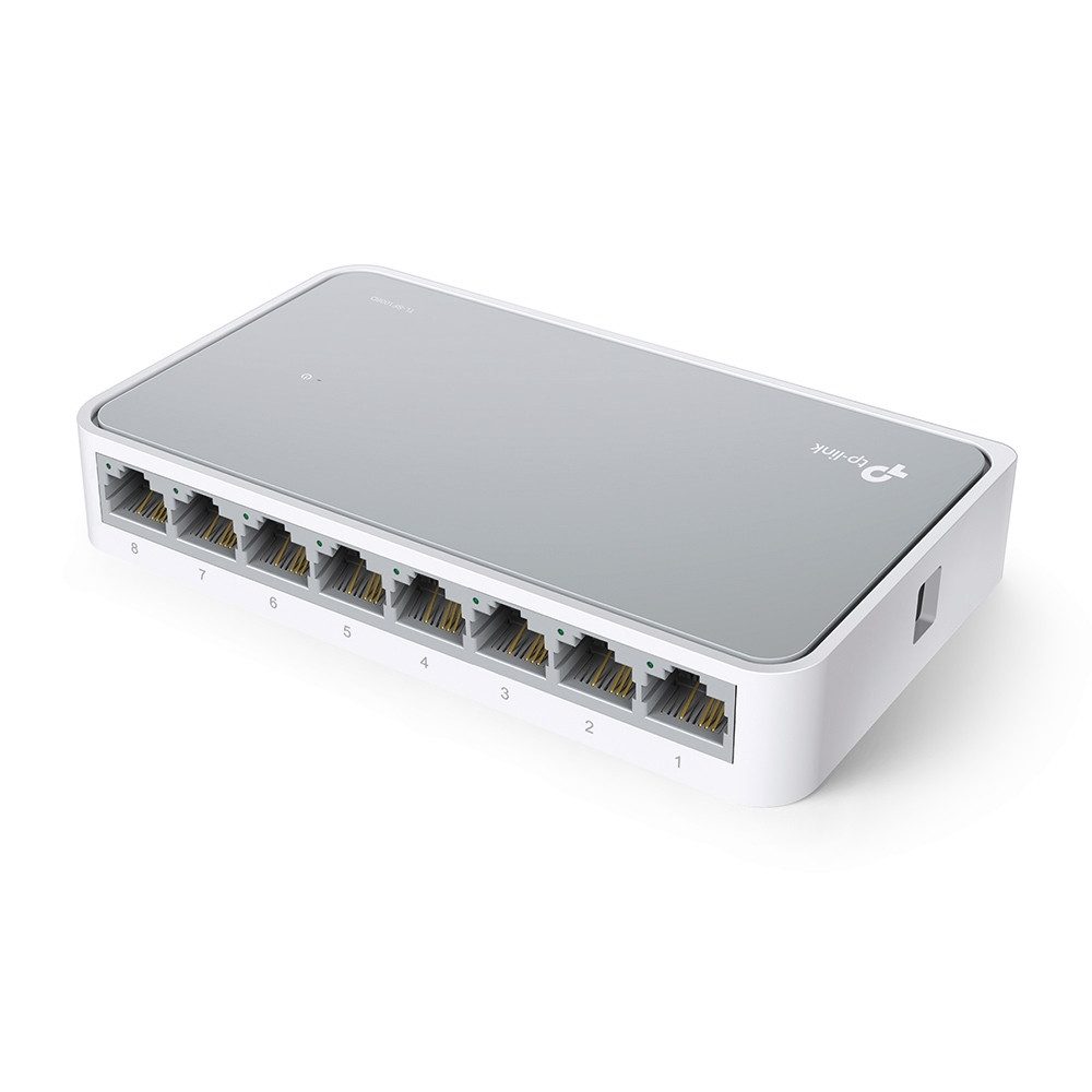 tp-link TL-SF1008D 8-Port 10/100MBit Desktop Switch Netzwerk-Switch