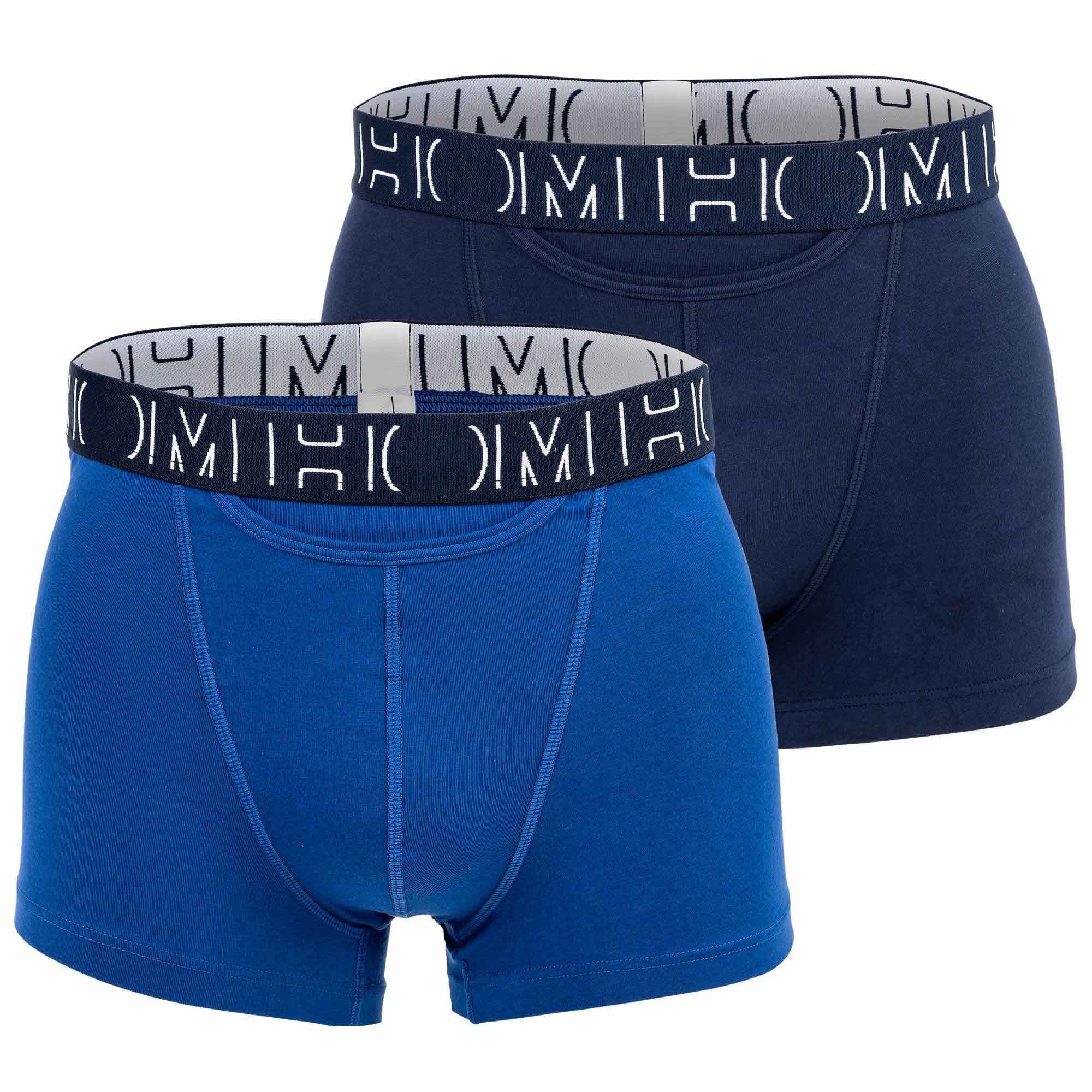 Hom Boxer Herren Boxer Shorts, 2er Pack - HOM Boxerlines #2 Blau