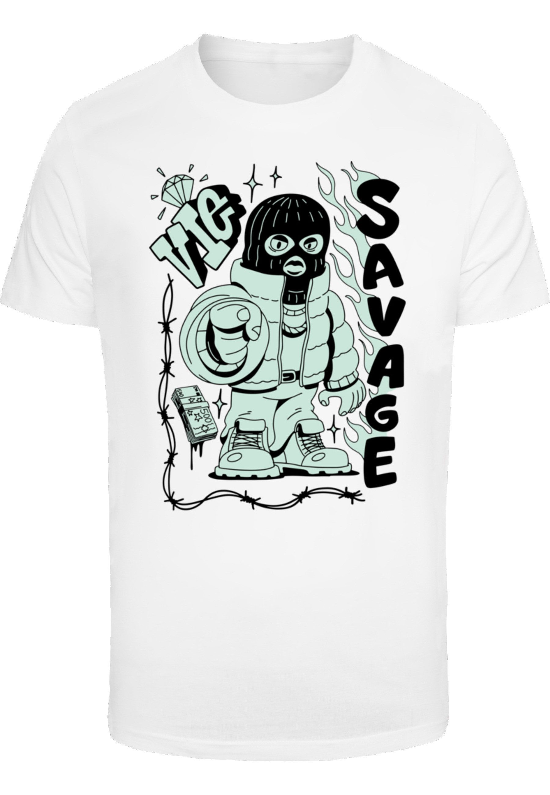 MisterTee T-Shirt MisterTee Savage Balaclava Tee (1-tlg) günstig online kaufen