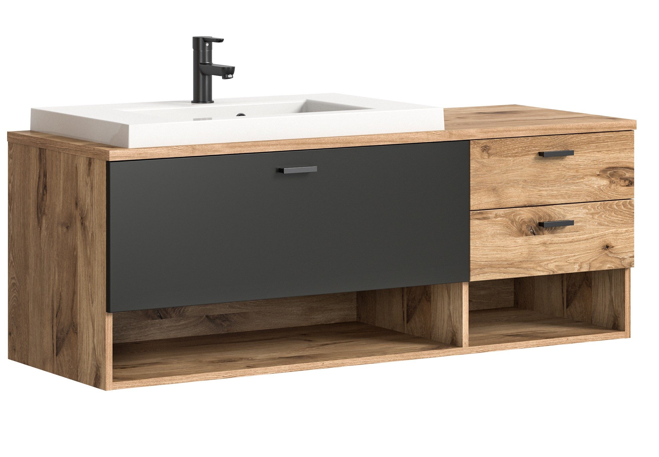 xonox.home Waschbeckenunterschrank 140 x 50 x 48 cm (B/H/T)