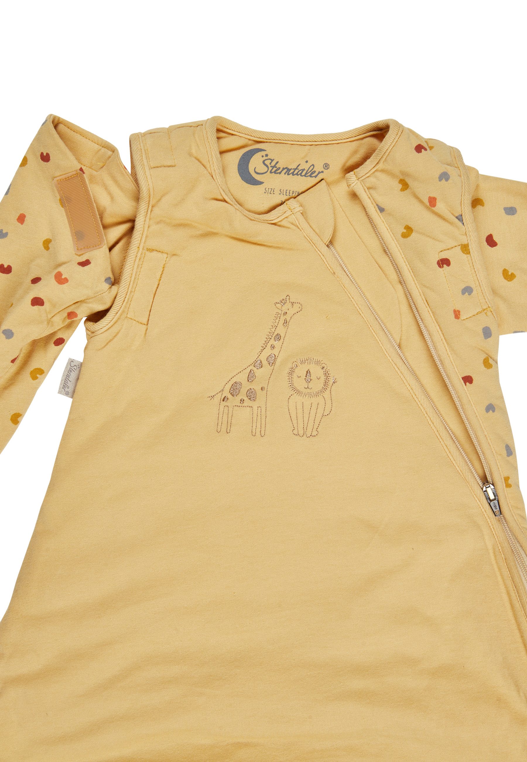 Sterntaler® Kinderschlafsack Schlafsack mit Armen 80cm Safari (1 tlg) – Bild 3 von 5