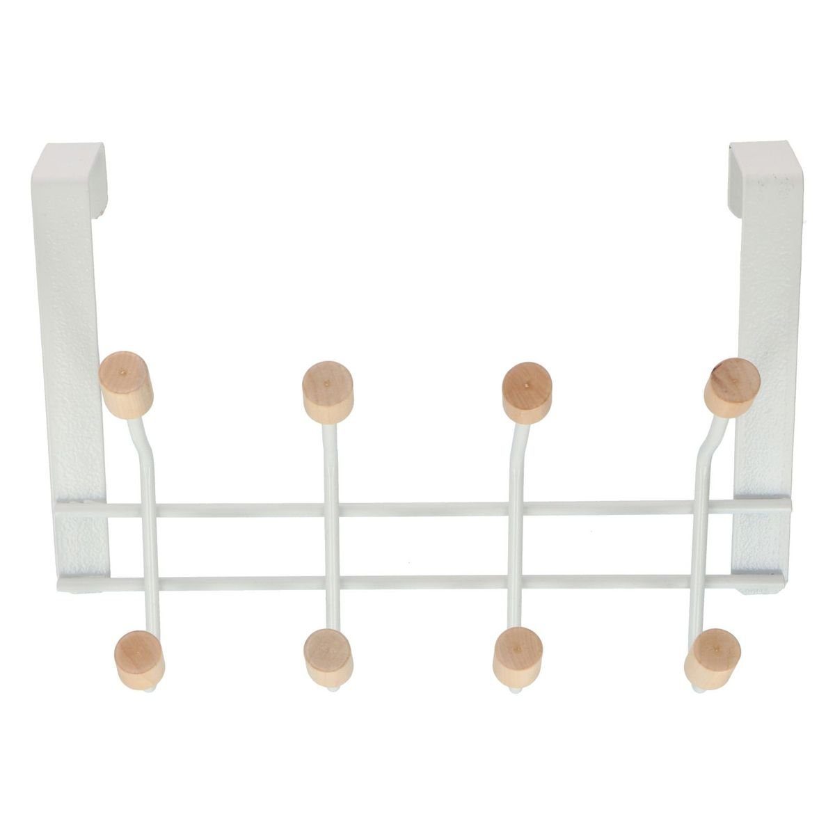 Hooks & Co. Wandhaken Aufhänger Hakenleiste weiß 8 oder 10 Haken aus Metall günstig online kaufen