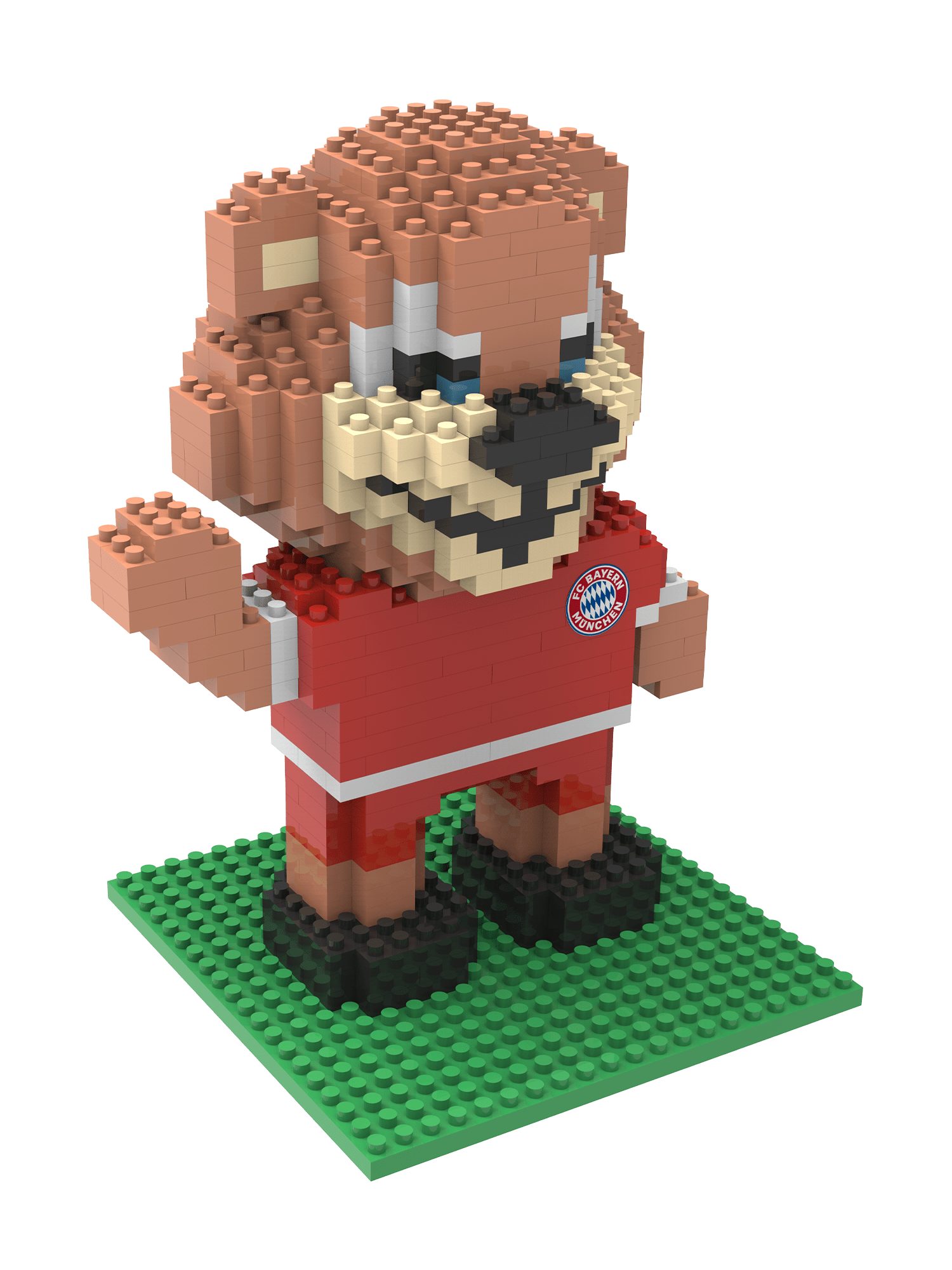 FOCO Spielzeug-Bus FC Bayern München I Baustein-Puzzle Berni I Rot günstig online kaufen