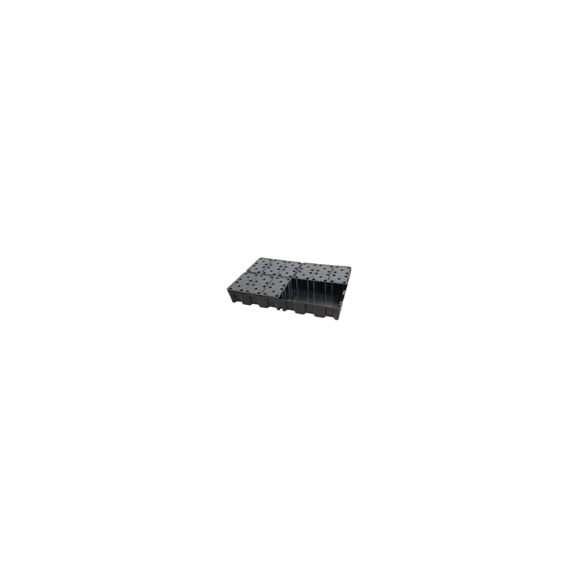 CEMO Trichter CEMO PE-Auffangwanne 120 HD mit PE-Rost