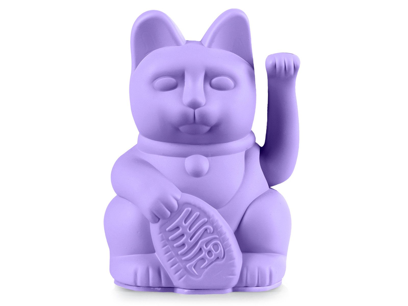 Donkey Products Dekofigur Lucky Cat Mini Winkekatze lilac 10cm