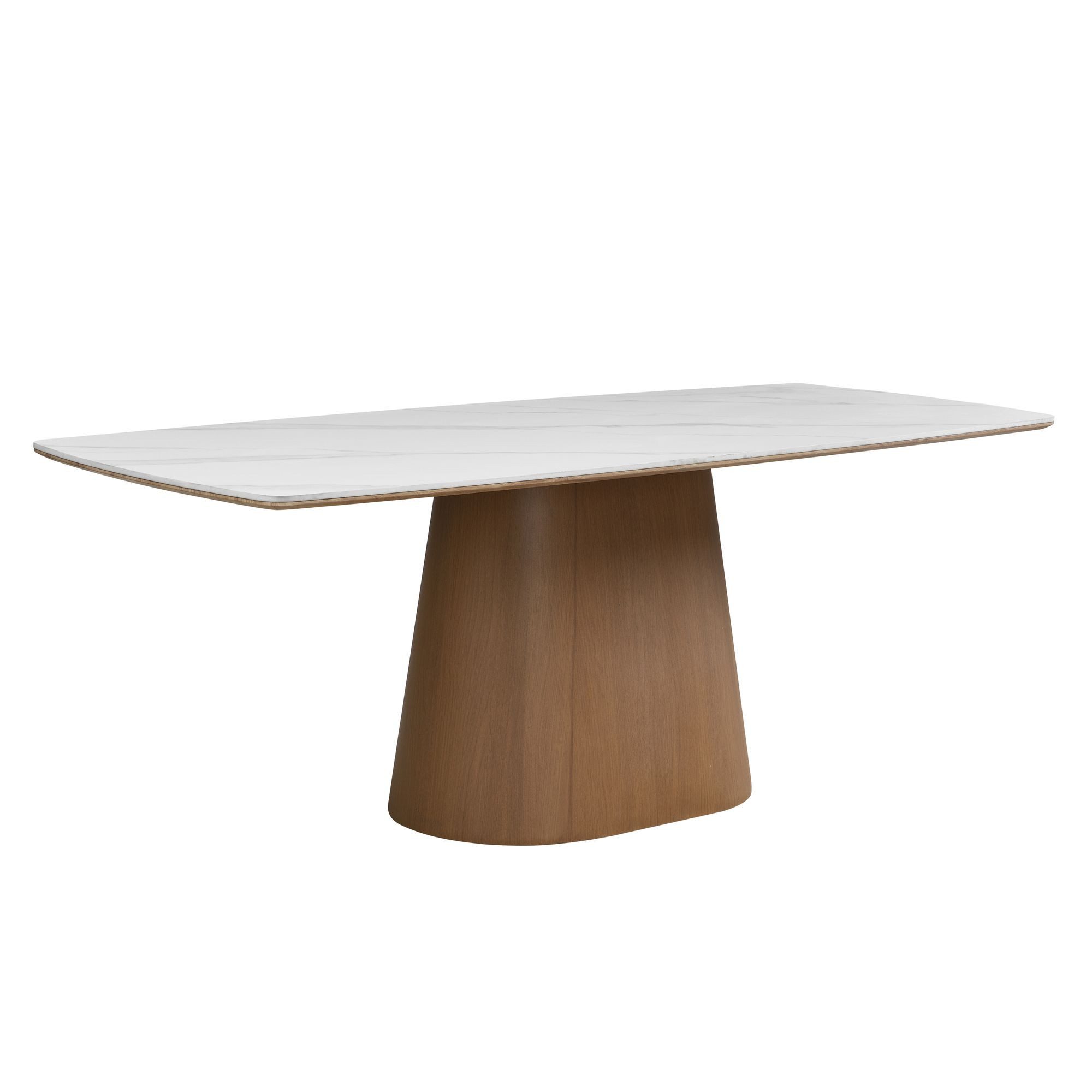 Wohnling Esstisch WL7.363 Esszimmertisch 200cm Marmor Optik Küchentisch 10 Personen groß (Großer Tisch für gesellige Essbereiche), Stilvoll robust und ideal für den Alltag