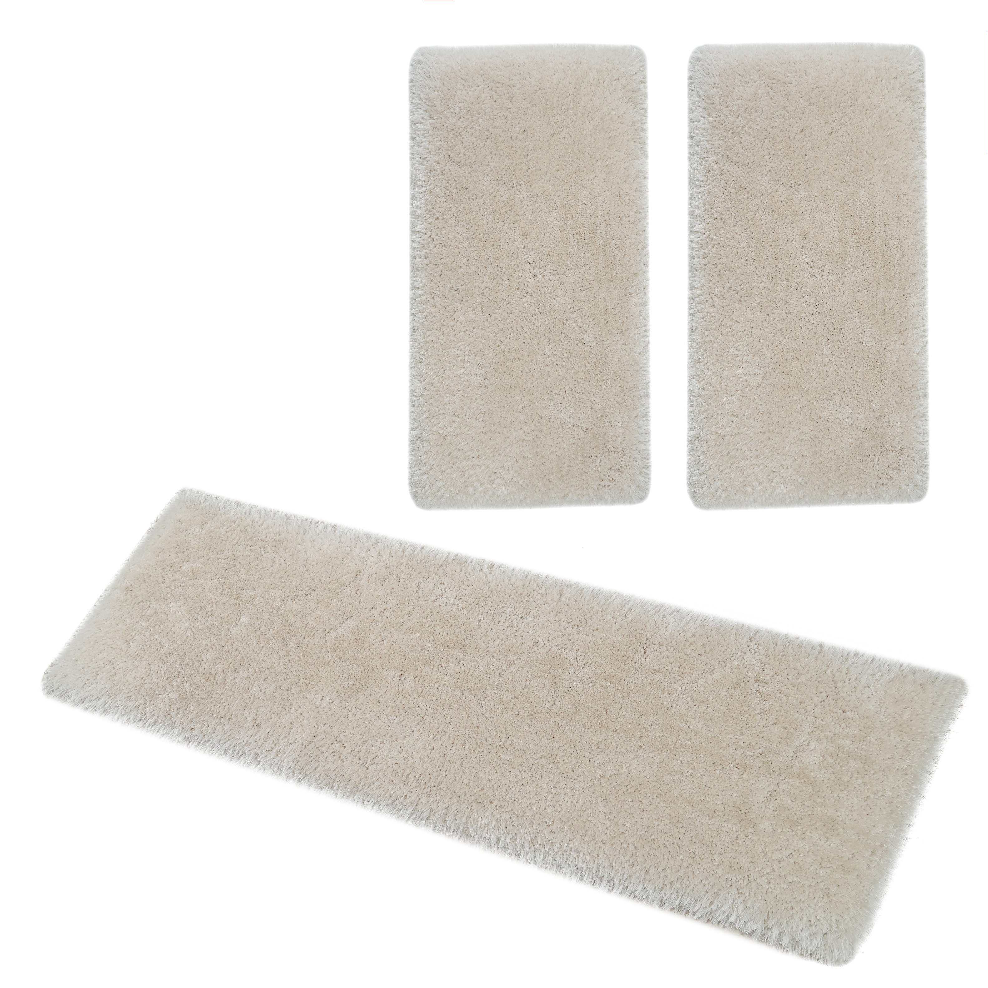 my home Bettumrandung Micro exclusiv Teppich, sehr hoher Flor, weich durch günstig online kaufen