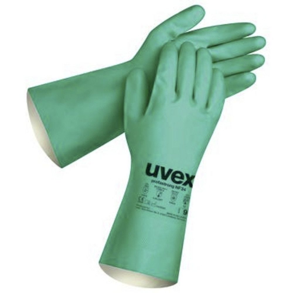 Uvex Arbeitshandschuhe uvex 6071911 60719 Baumwolle Chemiekalienhandschuh 12 Paar