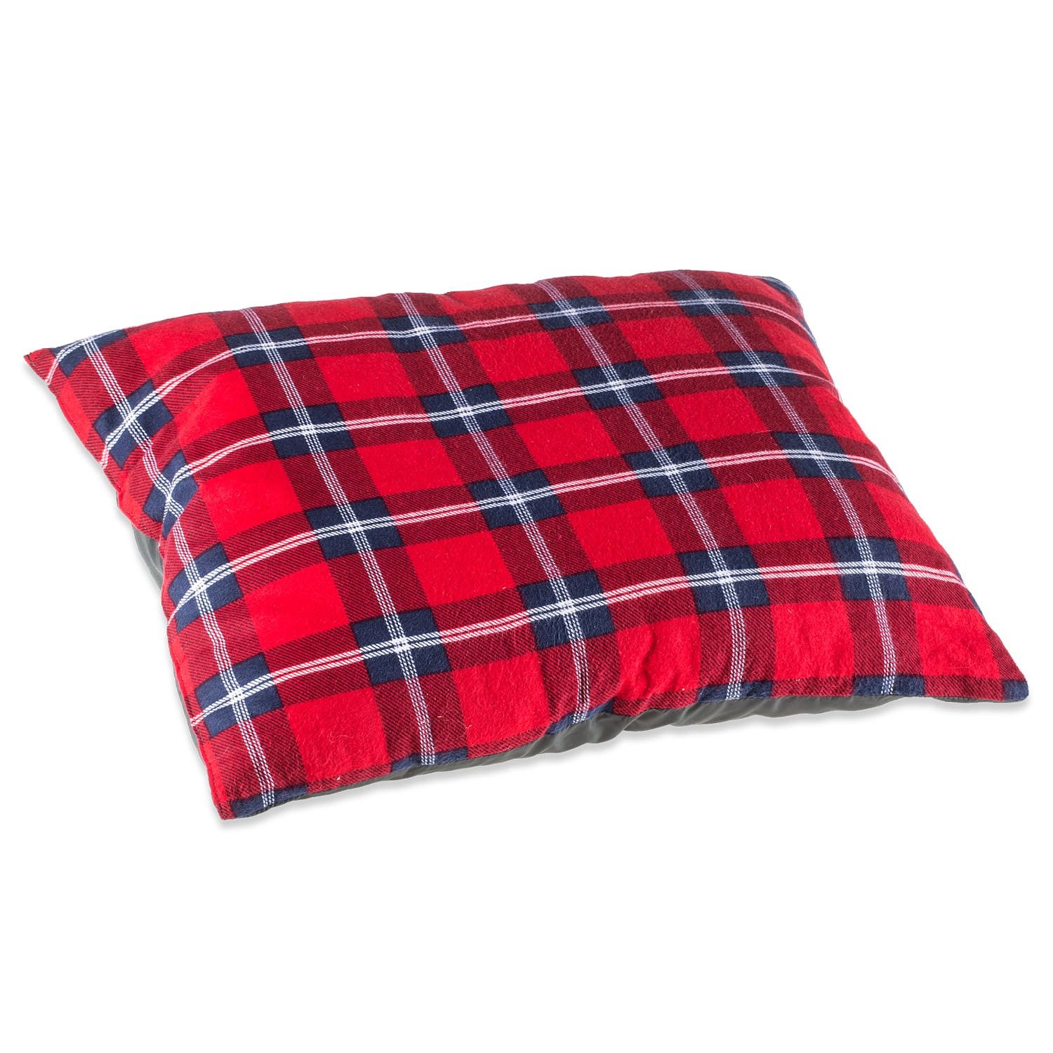 Skandika Reisekissen Dundee Sleepyhead Kopfkissen, Outdoor Camping Kissen, 45x40 cm, Waschbar, weicher Flanell Kissenbezug, mit Füllung, Kompressionspacksack