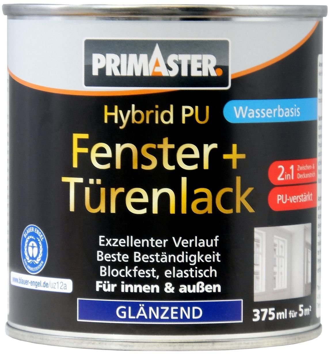Primaster Lack Primaster Hybrid-PU Fenster- u. Türenlack 375 ml