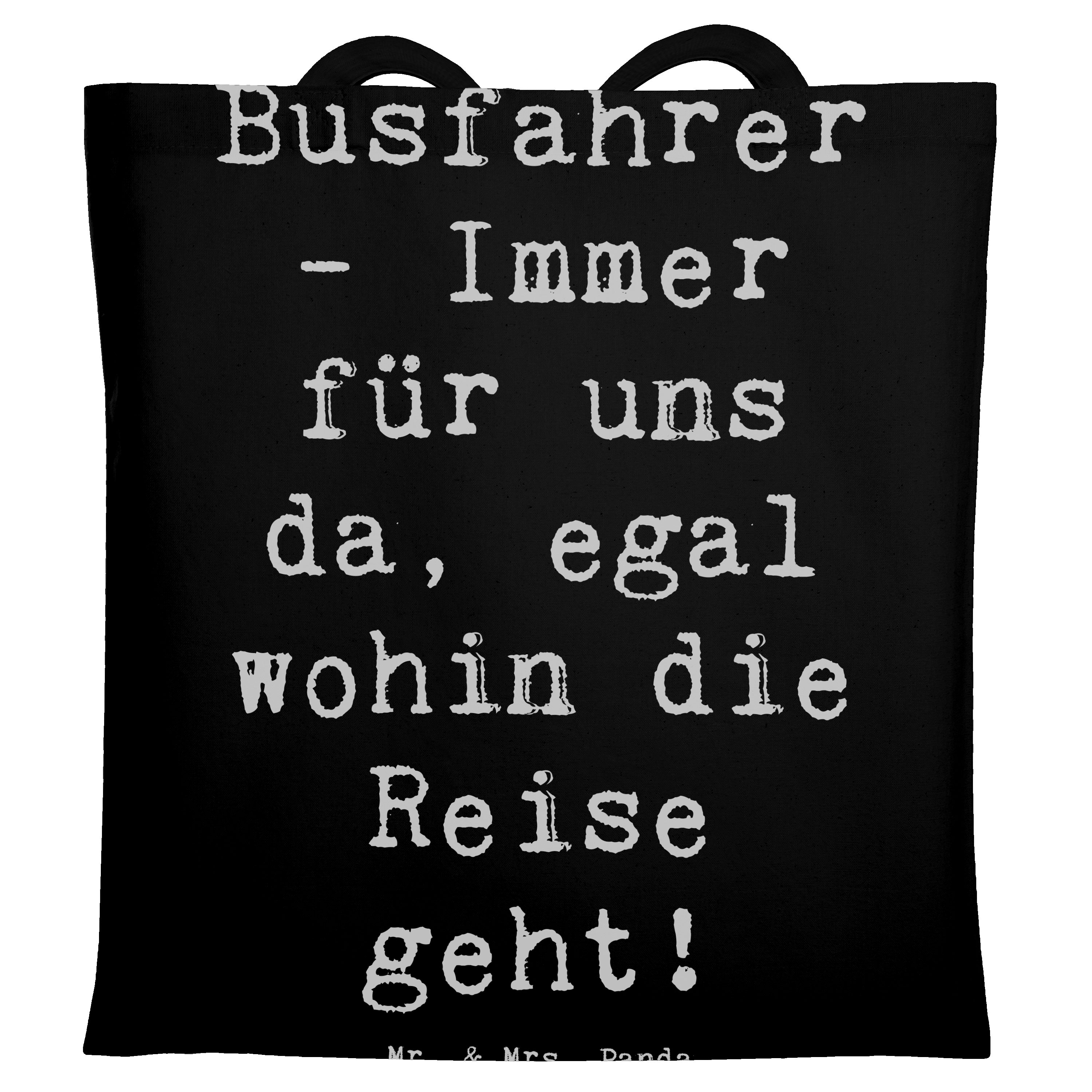 Tragetasche Busfahrer Held - Schwarz - Geschenk, Hingabe, tägliche Fahrdienste, D