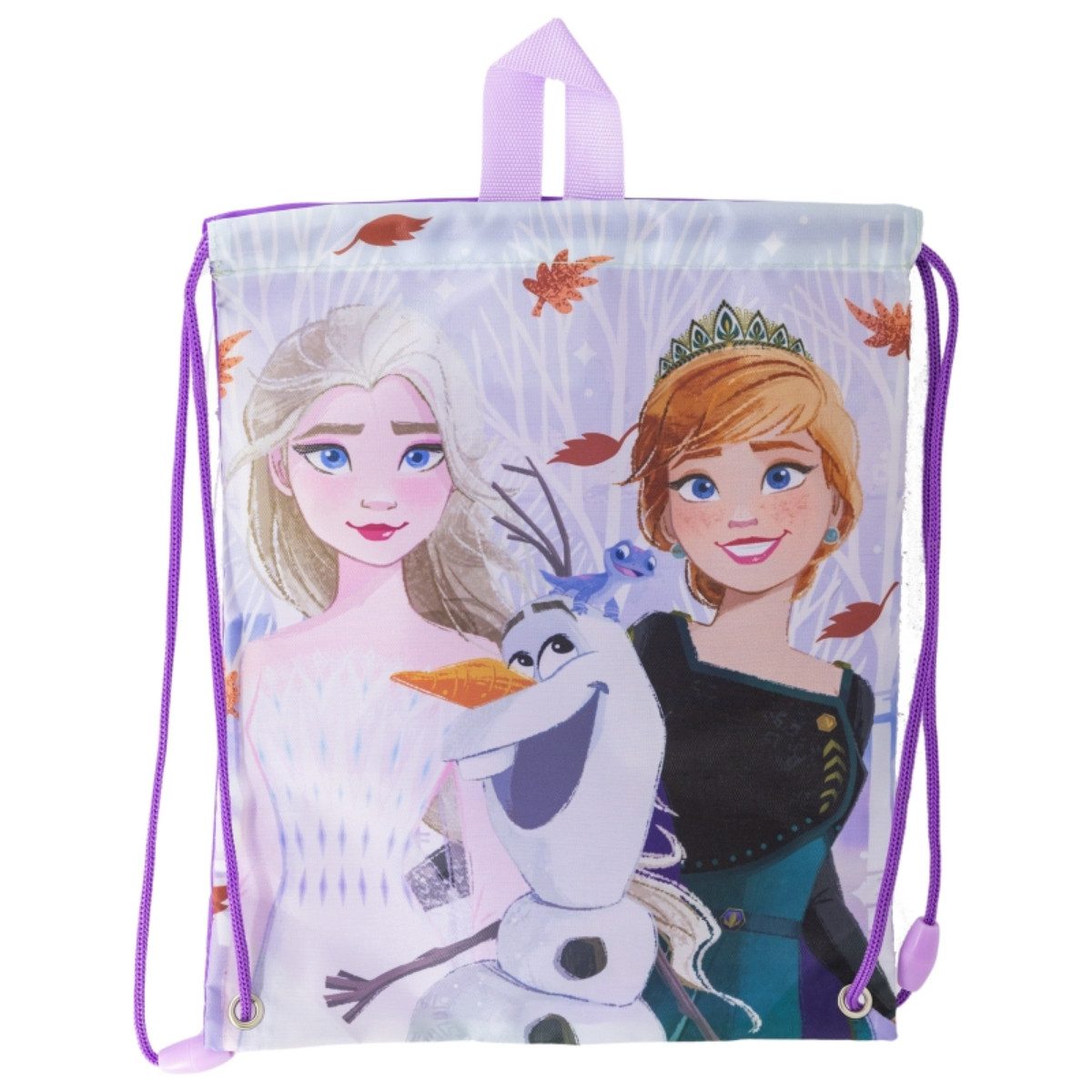 Storline Turnbeutel Frozen Lunchbag Autumn Leaves für Kinder mit Kordelzug