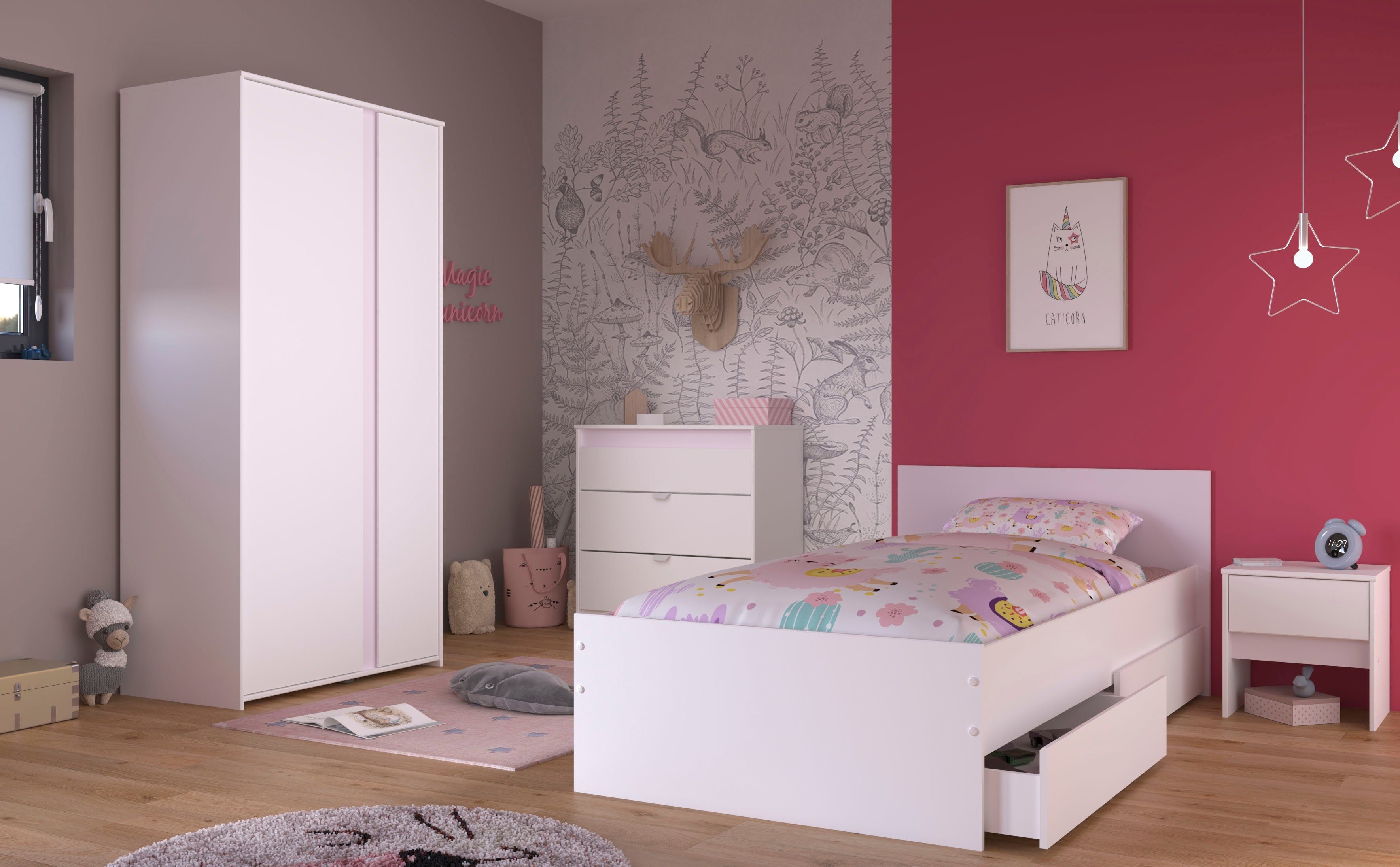 Parisot Jugendzimmer-Set Pirouette, (Set, 5-tlg) günstig online kaufen