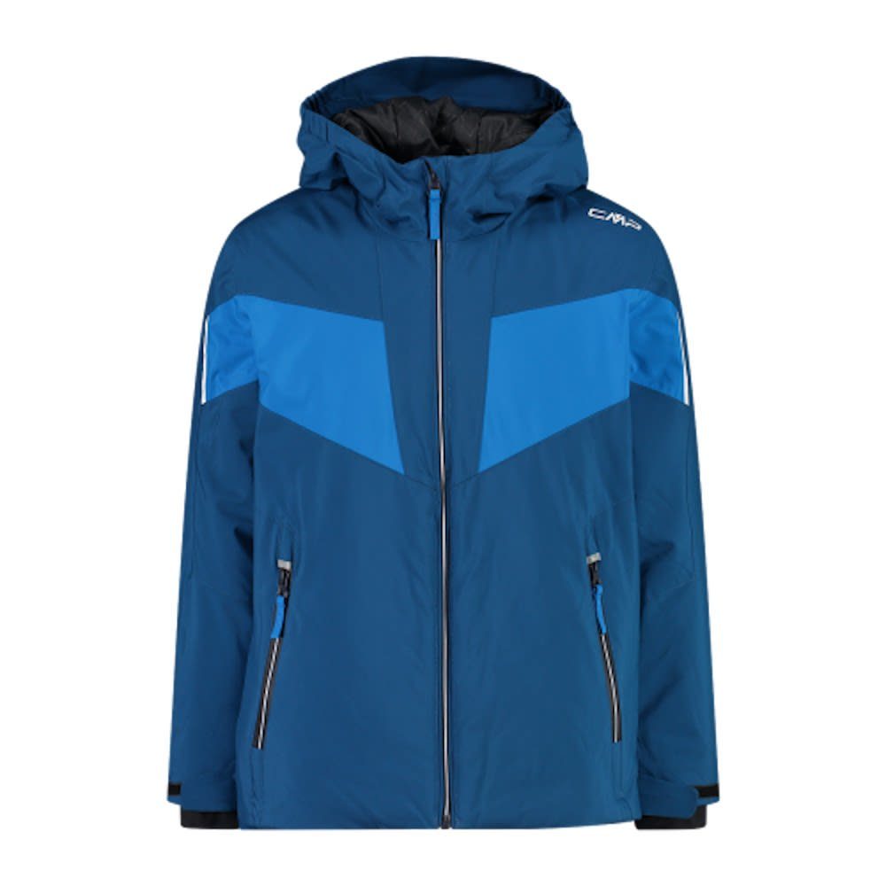 CMP Winterjacke Cmp Boys Jacket Fix Hood Twill Kinder Ski- & Petrol