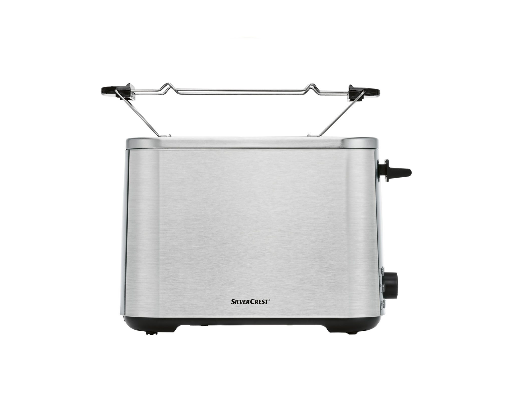 SilverCrest 2-in-1-Toaster SILVERCREST® Doppelschlitz-Toaster Brotröster 850W STE 850 E1 silber