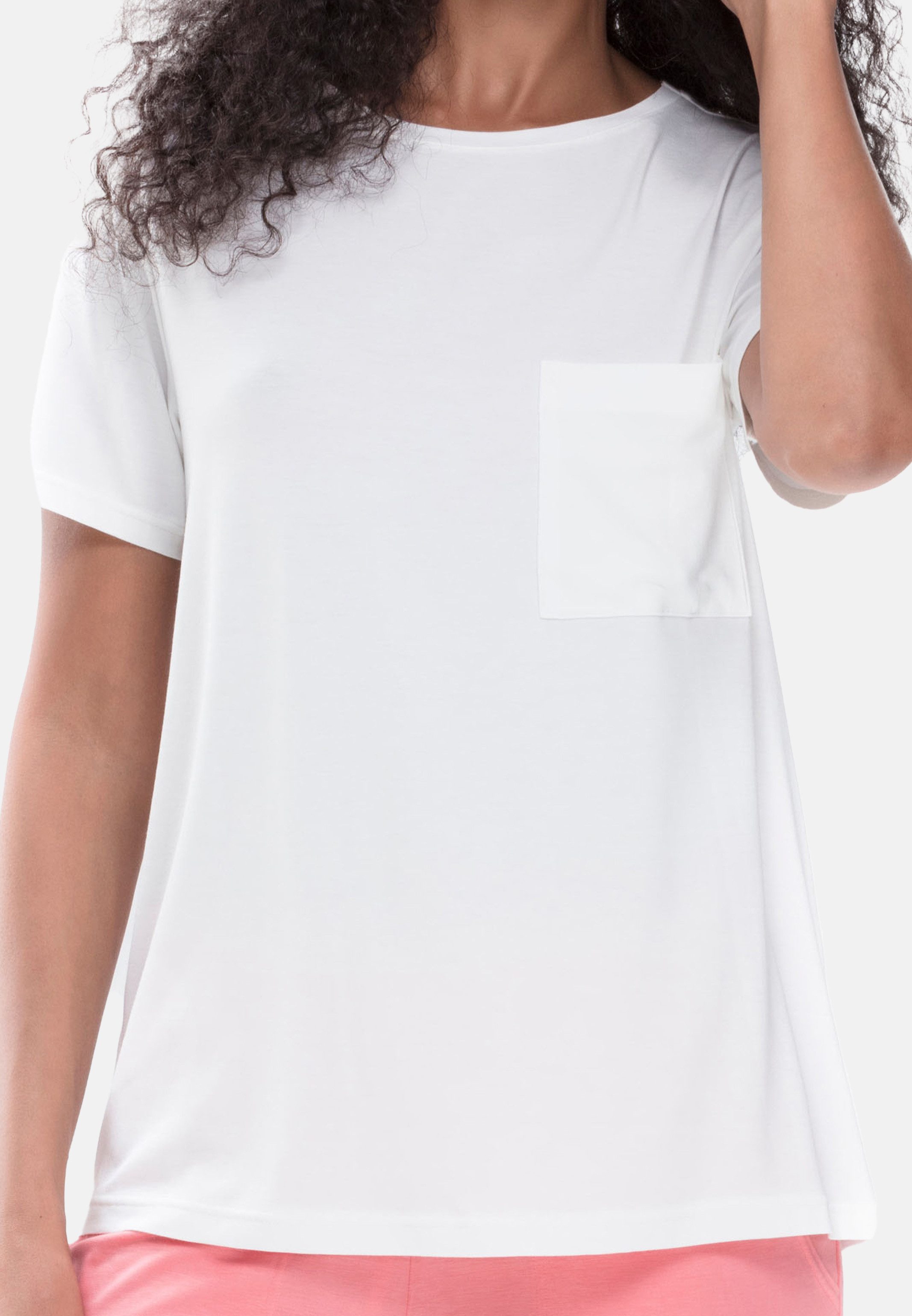 Mey Pyjamaoberteil Sleepy & Easy - Elin (1-tlg) Schlafanzug Oberteil - Lounge-Shirt mit Halbarm und Brusttasche