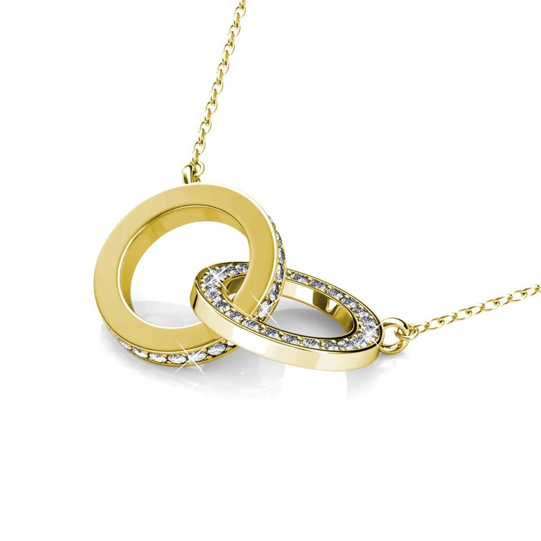 Ella Eisvogel Schmuckset Ophir Infinity Set (Zirkonia), 18 Karat