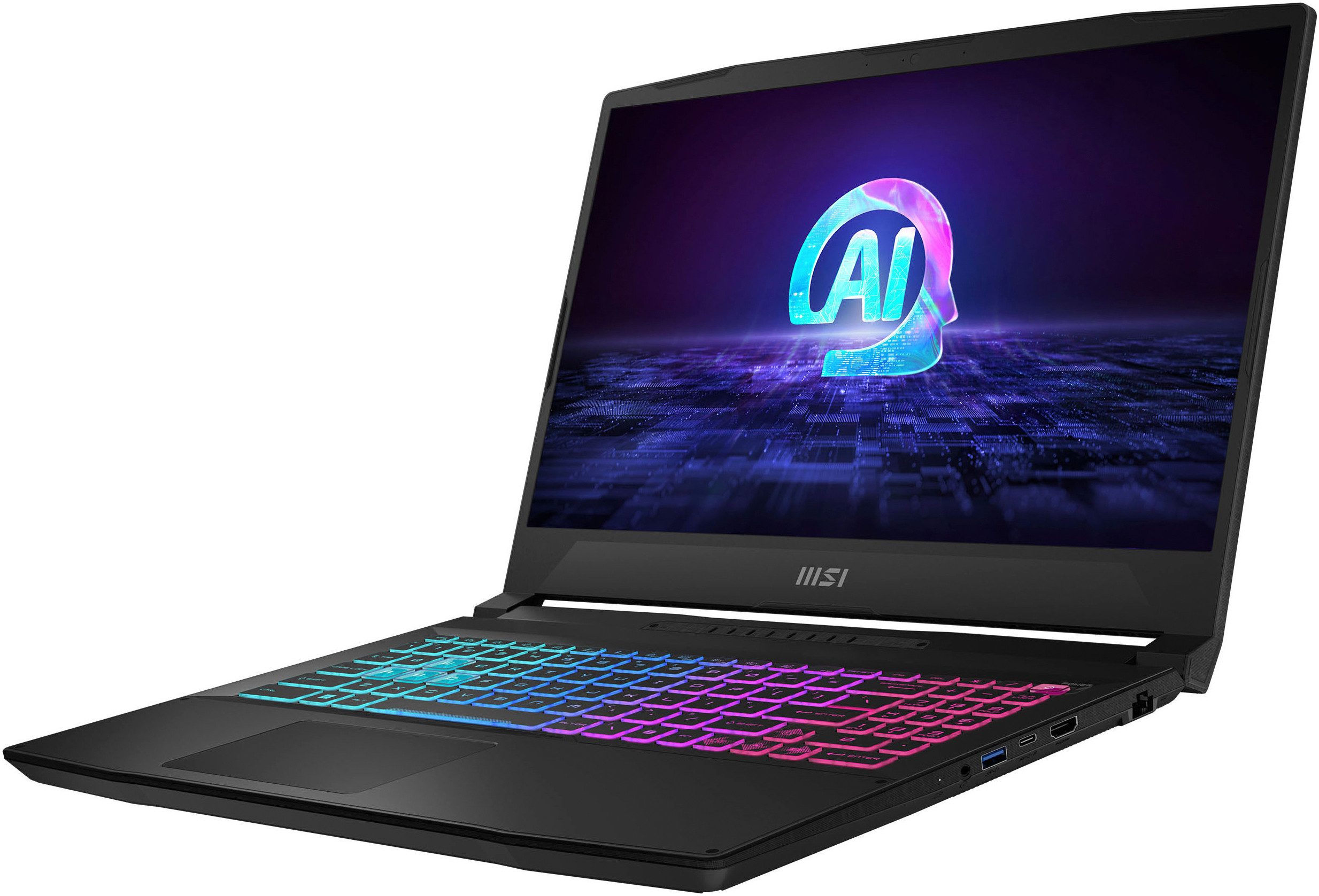 MSI Katana A15 AI B8VG-490 Gaming-Notebook (39,6 cm/15,6 Zoll, AMD Ryzen 9 8945HS, GeForce RTX 4070, 16 GB, 1000 GB SSD) – Bild 3 von 5