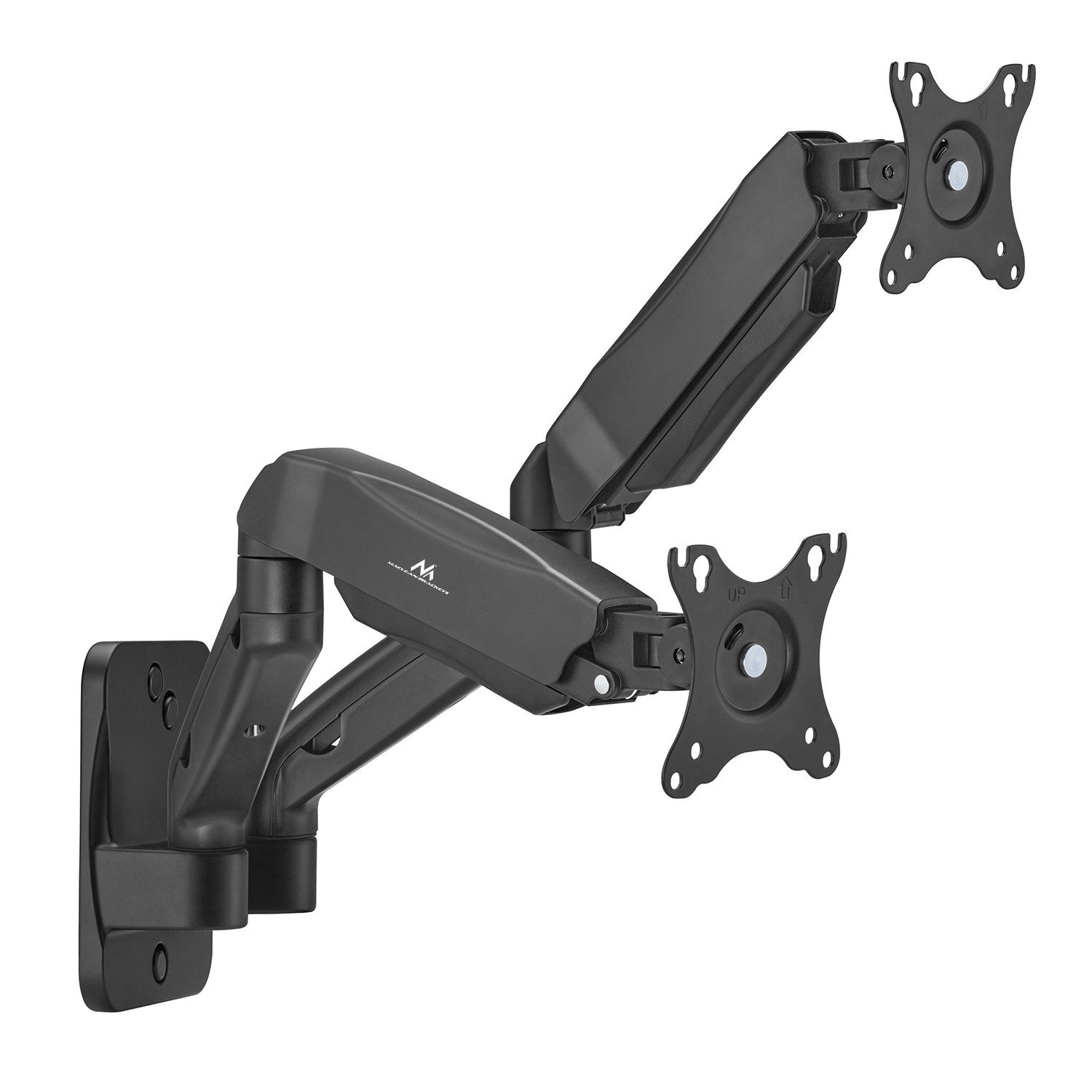 Maclean Monitor-Halterung MC-988, (bis 32,00 Zoll, Wandhalterung für zwei Monitore 17-32 9kg)