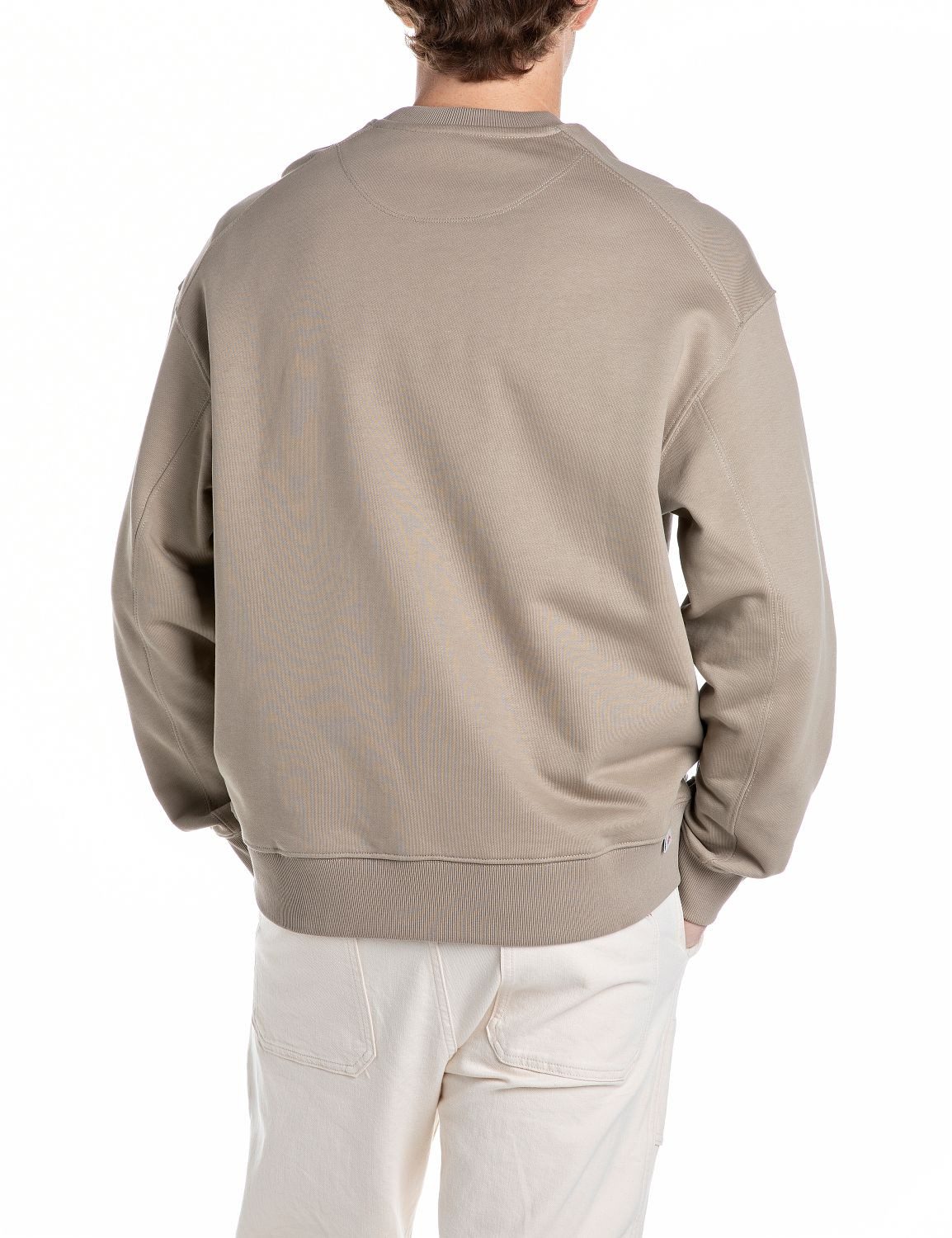 Replay Sweatshirt mit gesticktem Schriftzug vorn günstig online kaufen