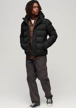 Superdry Steppjacke HOODED MICROFIBRE SPORT PUFFER