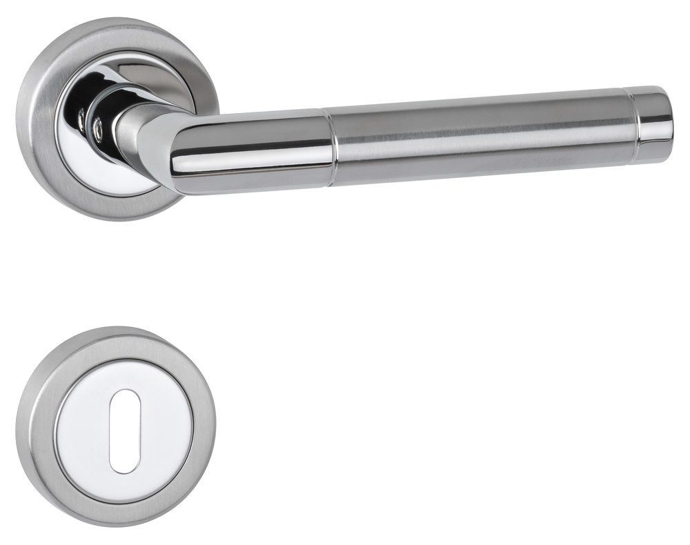 Hermat Metallwaren Montagezubehör Hermat ZT - Drückergarnitur 1114 ER SPACE *1114.ER/2031.BB-63*