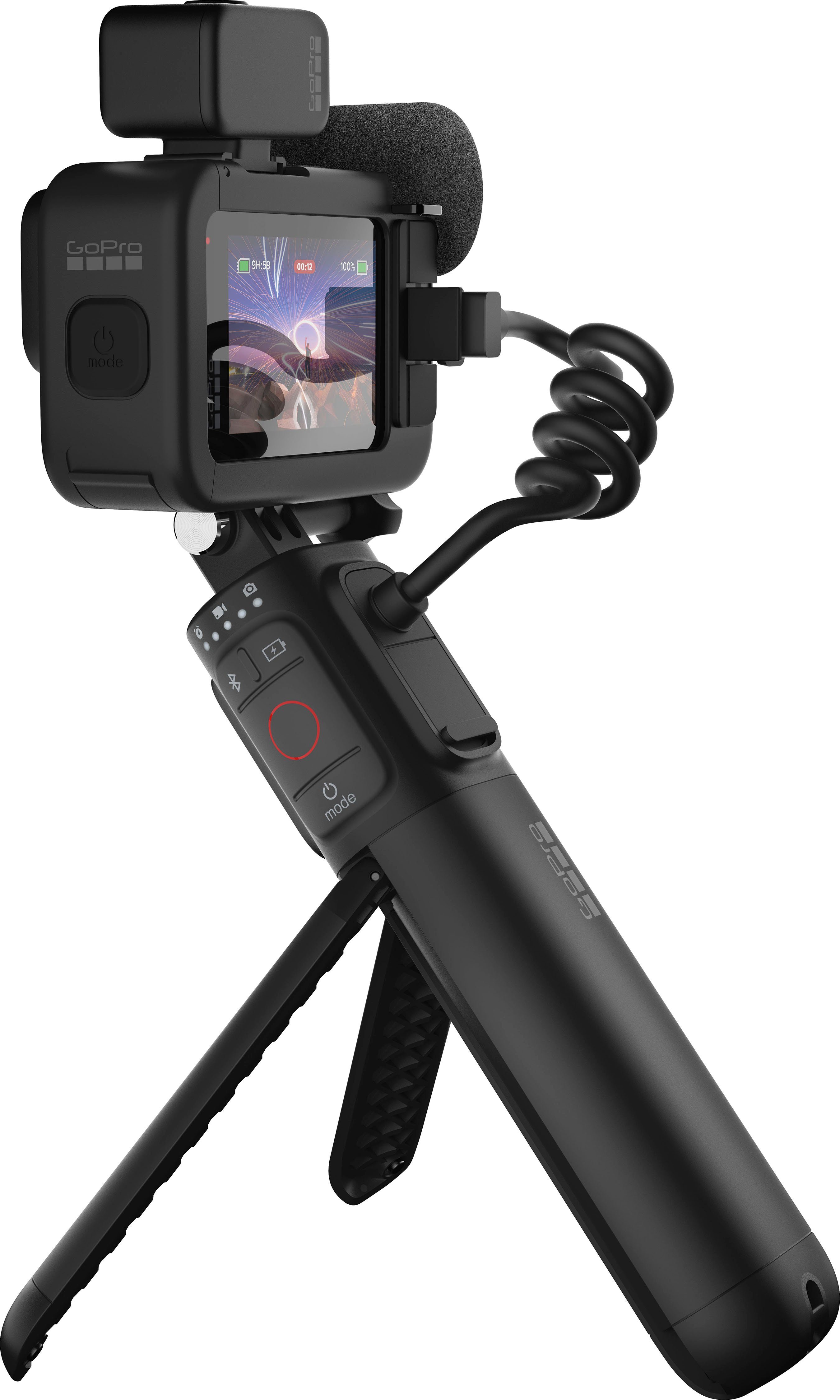 GoPro WLAN Bluetooth, (5,3K, Zoom) CreatorEdition opt. 12 (Wi-Fi), 2x Action Cam HERO