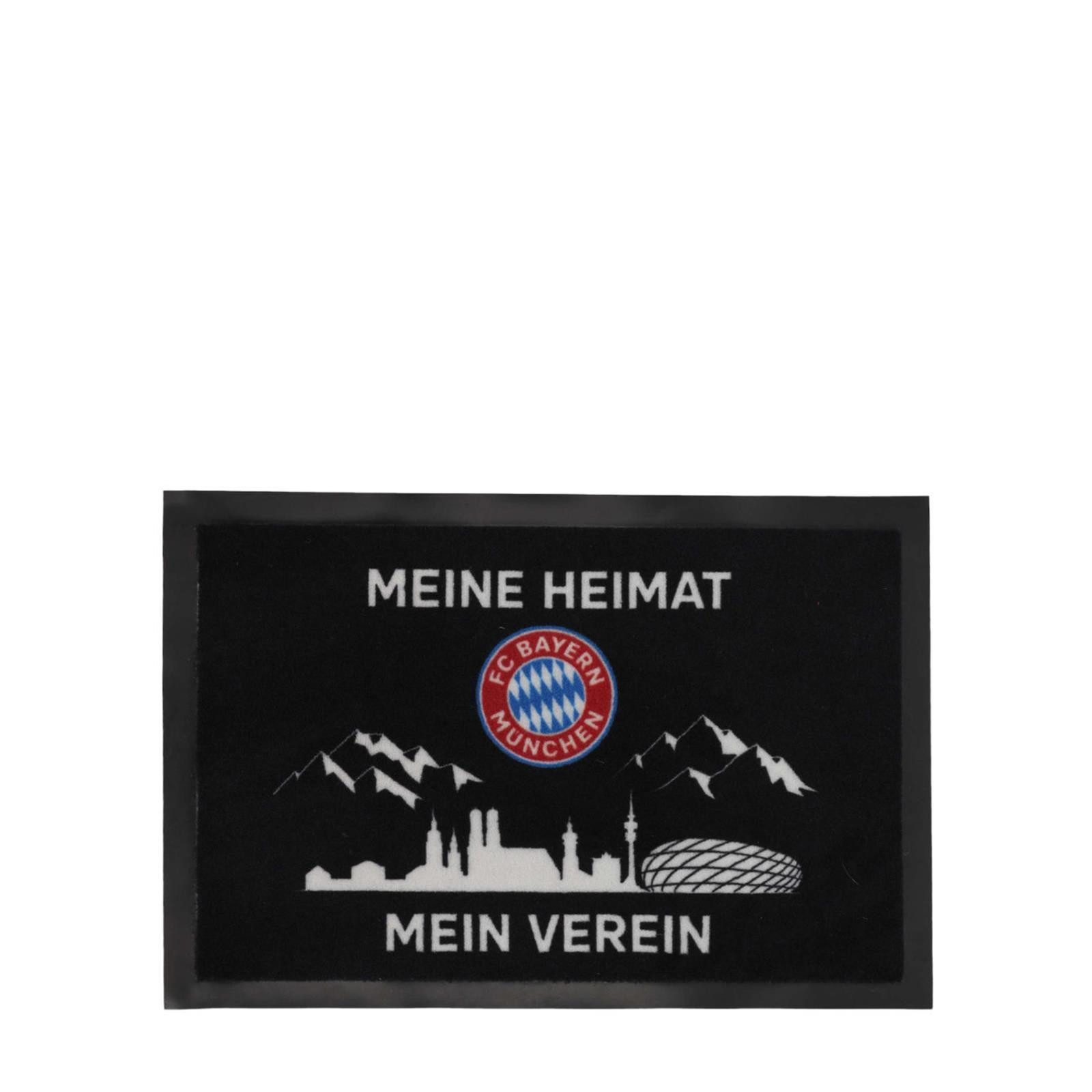 FC Bayern München Fußmatte FC Bayern Fußmatte Meine Heimat mein Verein, rechteckig