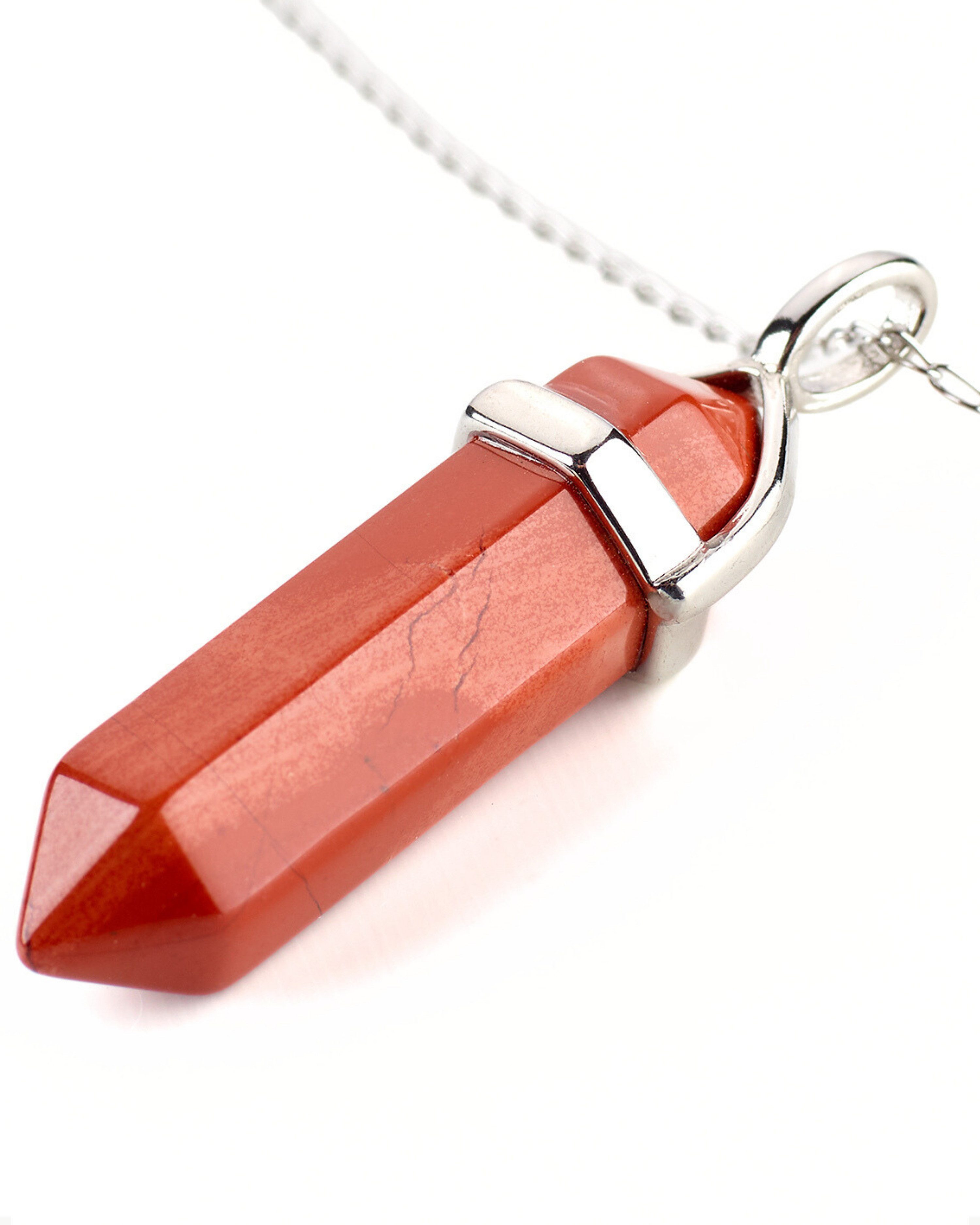 LAVISA Kette mit Anhänger LAVISA Obelisk Edelstein Halskette silber, echte günstig online kaufen