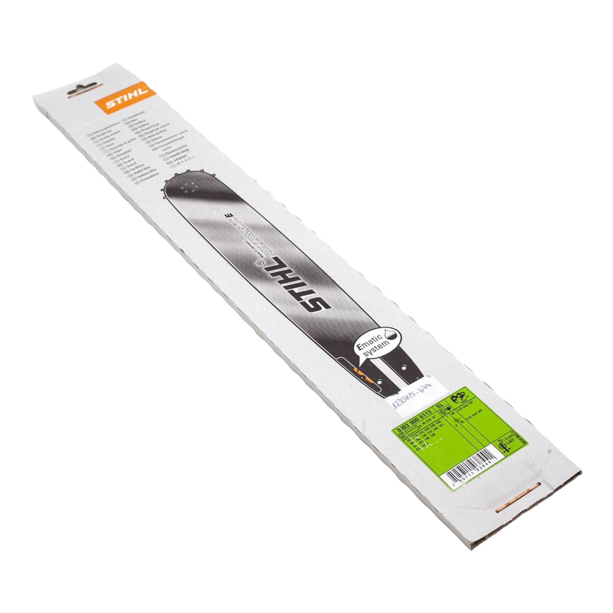 STIHL Führungsschiene Stihl Führungsschiene Rollomatic E, 40 cm, 3/8 1.6 mm Typ 05